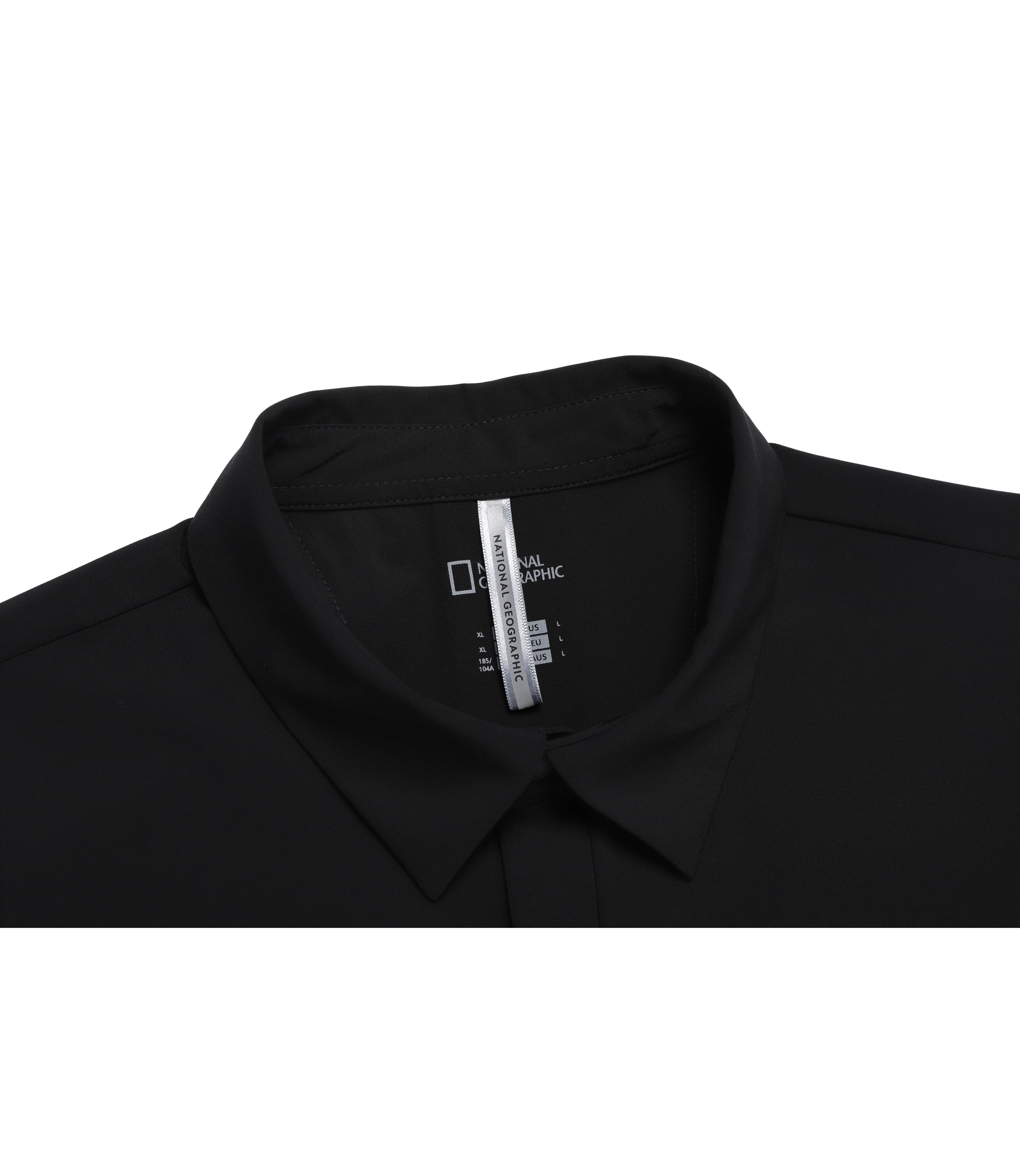 Men's Cooling Stretch Short Sleeve Polo Shirt<br>BLACK