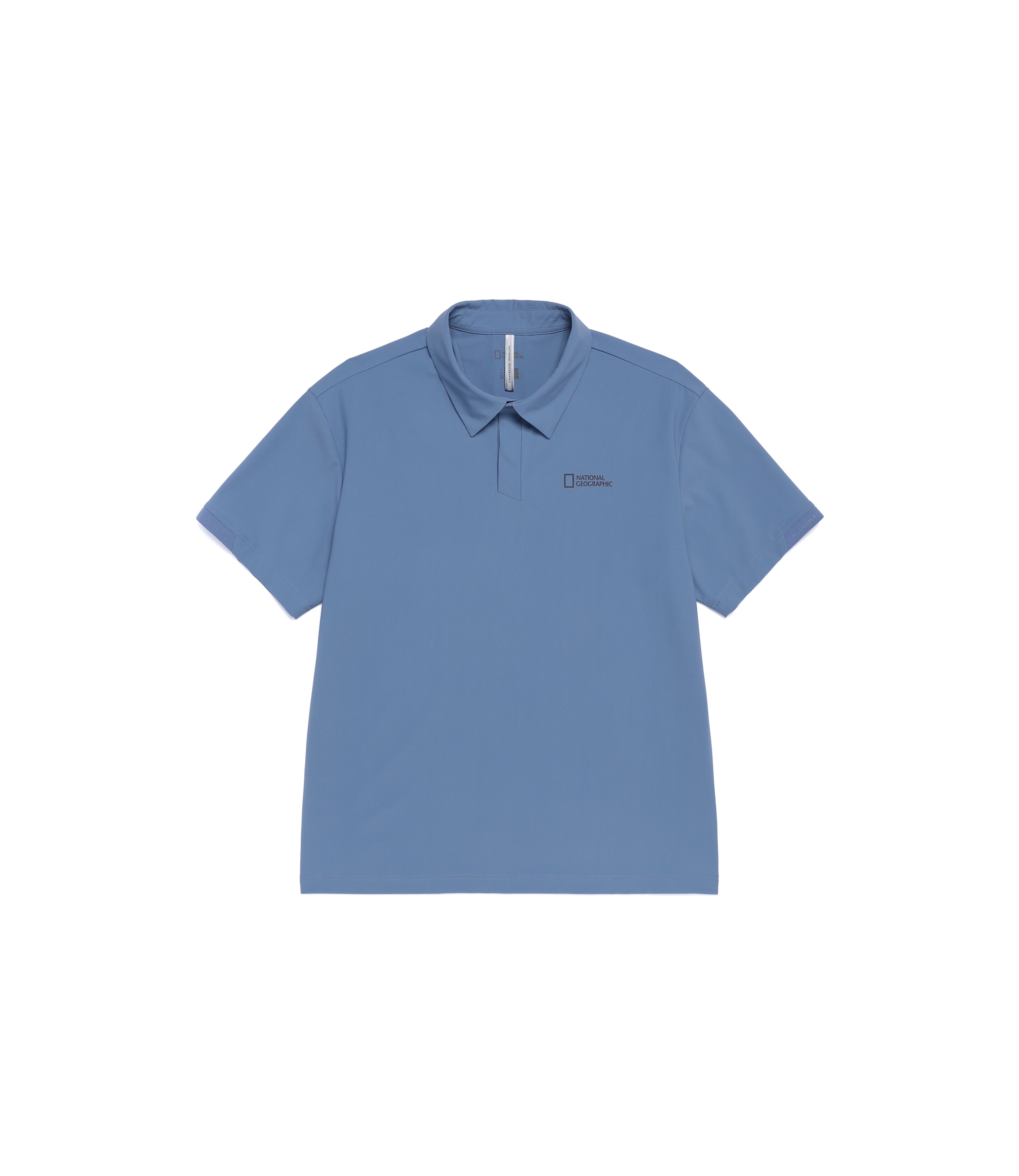 Men's Cooling Stretch Short Sleeve Polo Shirt<br>MIDDLE BLUE