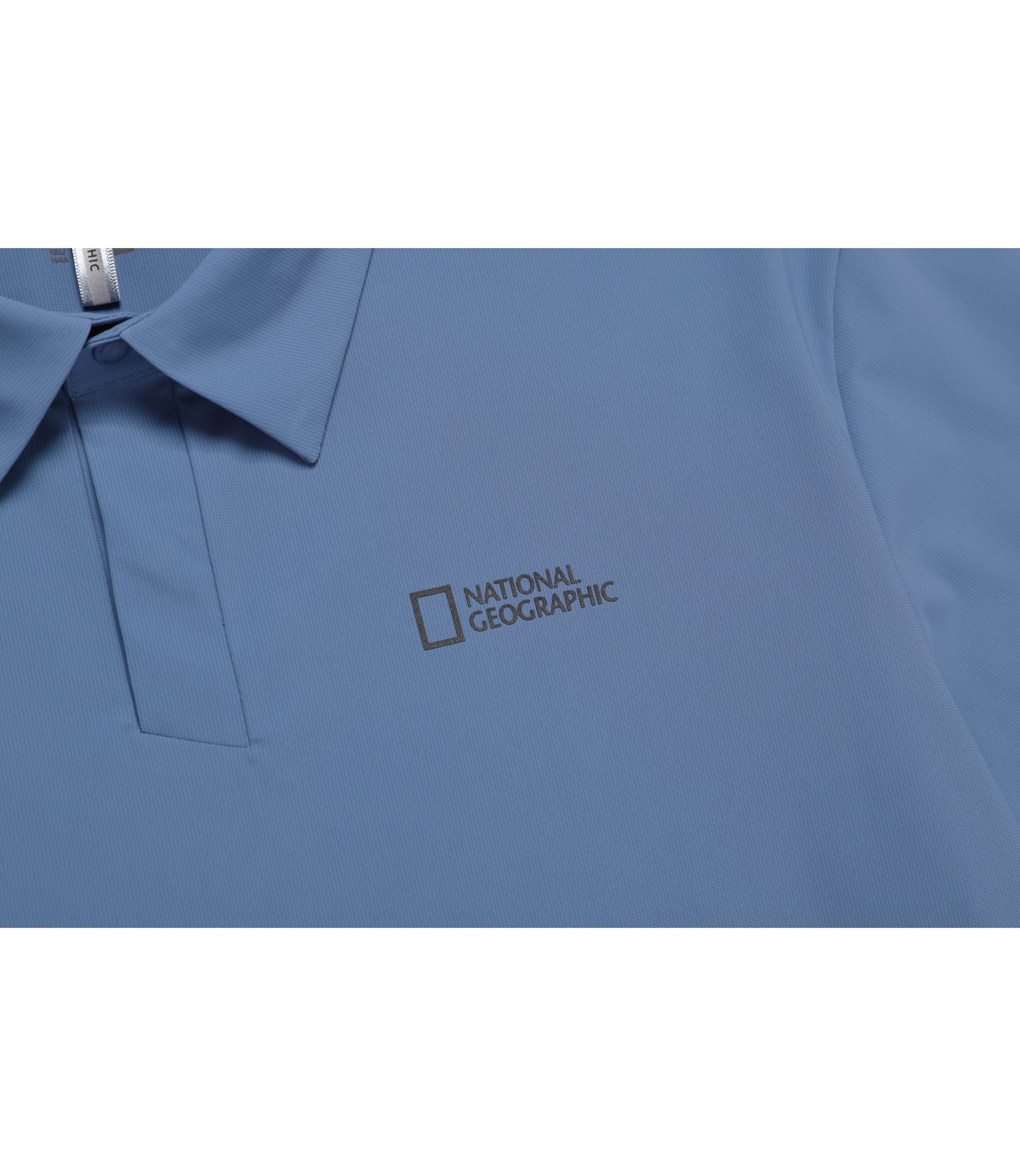 Men's Cooling Stretch Short Sleeve Polo Shirt<br>MIDDLE BLUE