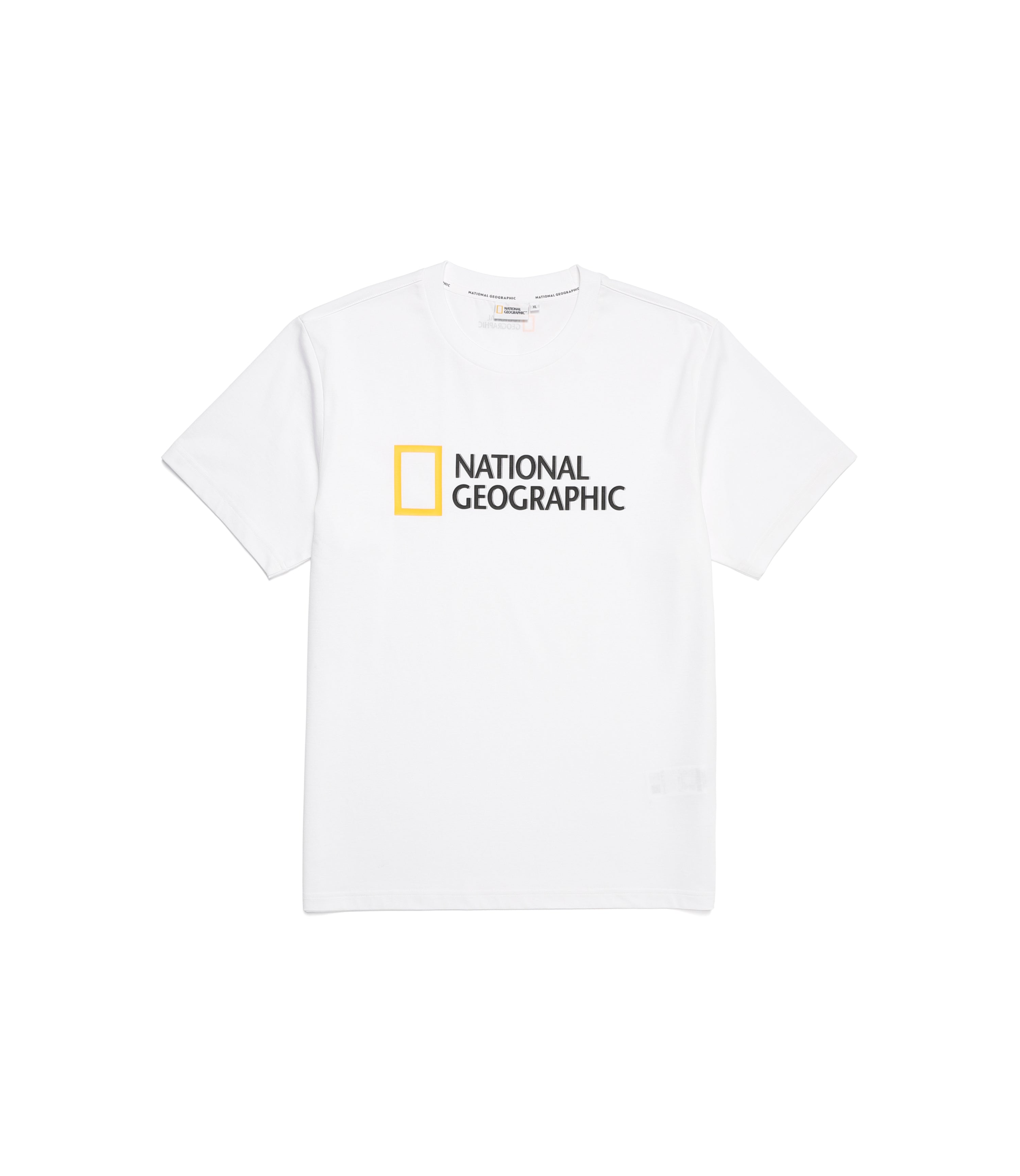 Unisex NEODY Small LOGO Short Sleeve Tee<br>WHITE