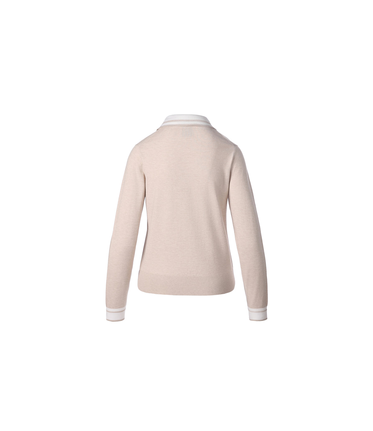 Women's Wool Blend Collared Knit<br>SILVER BIRCH