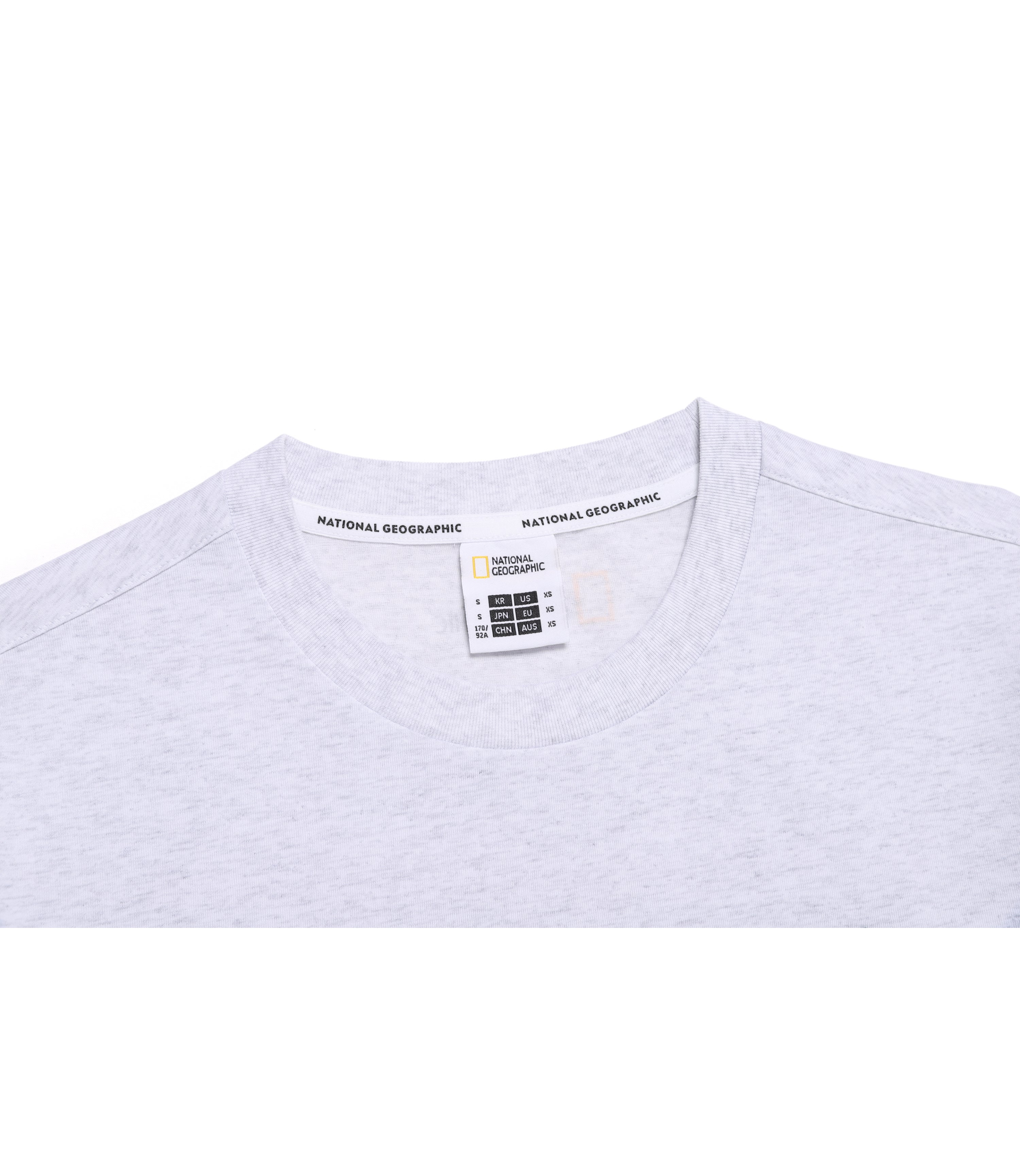 Unisex NEODY Logo Basic Fit Long Sleeve Tee<br>M/IVORY