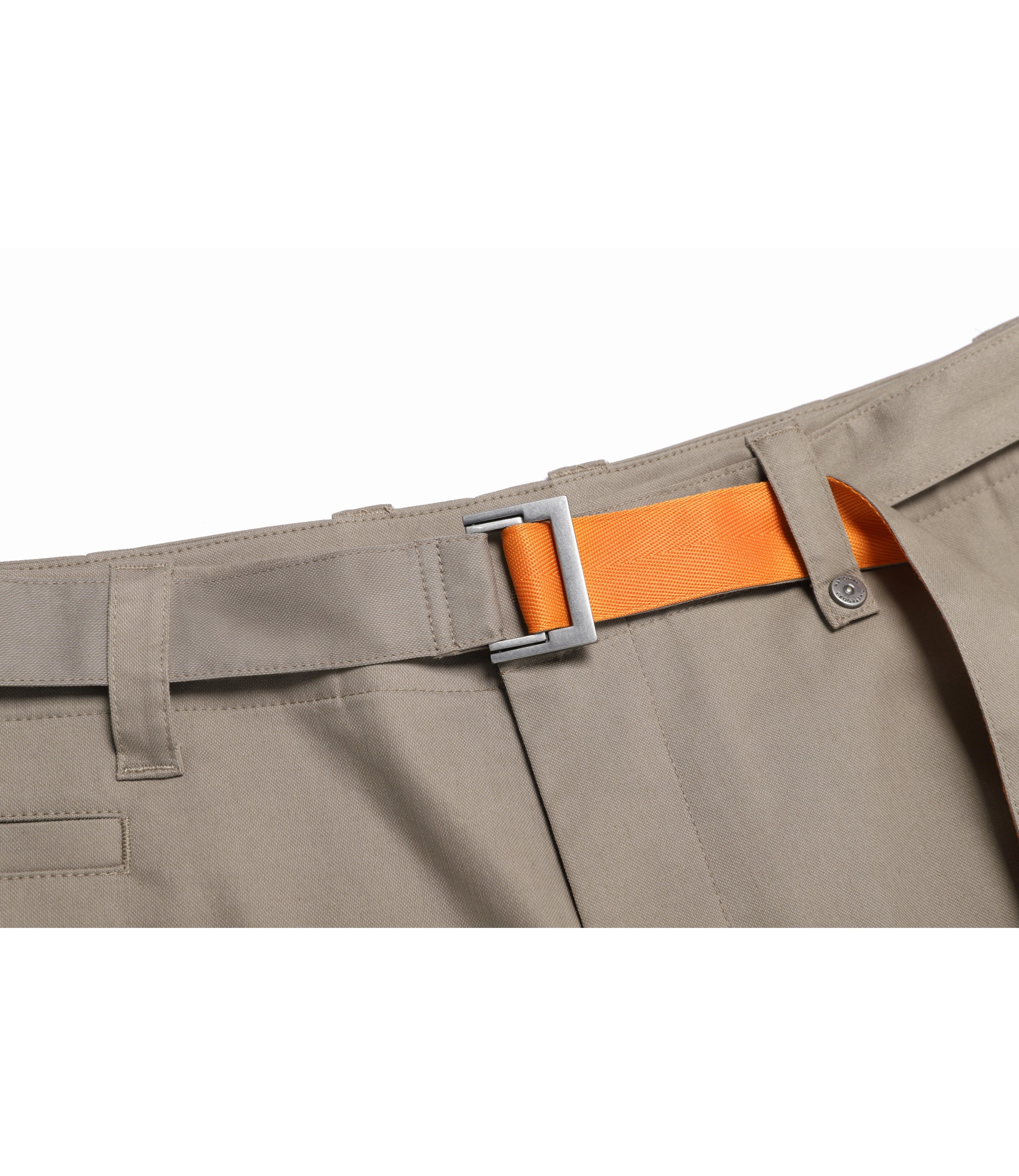 Men's NRN Belted Pants<br>OAK BEIGE