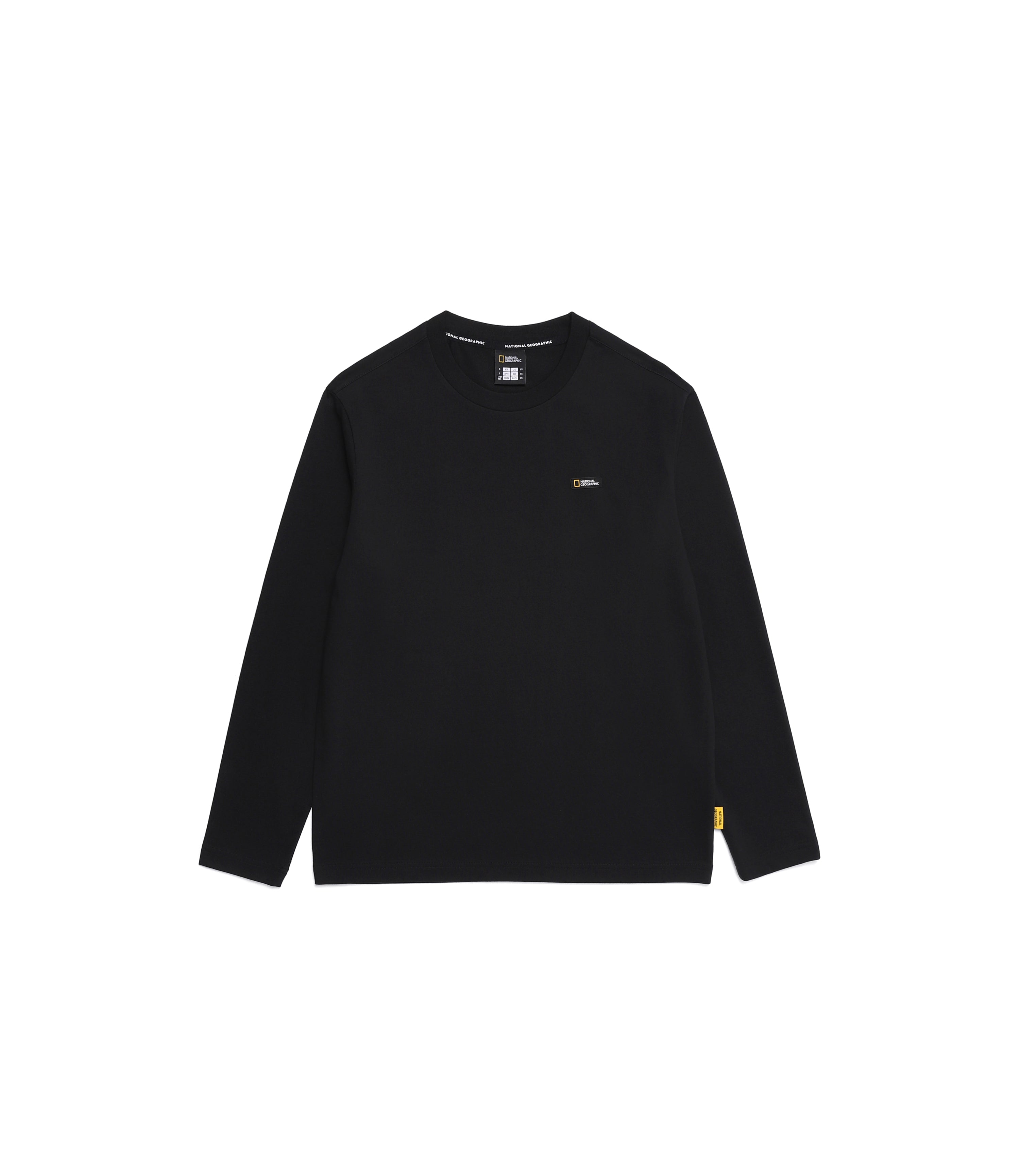 Unisex NEODY Logo Basic Fit Long Sleeve Tee<br>CARBON BLACK