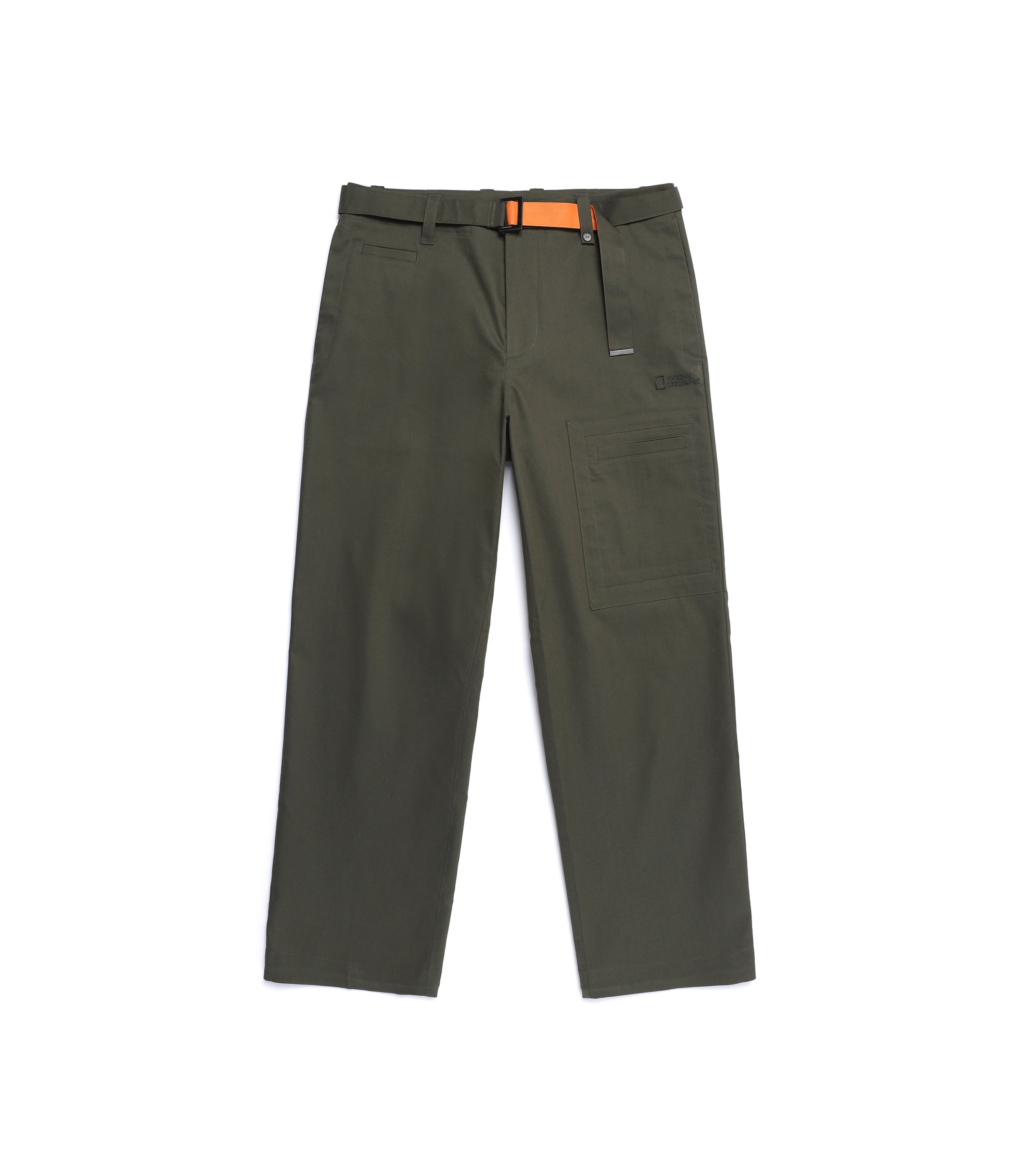 Men's NRN Belted Pants<br>OLIVE KHAKI