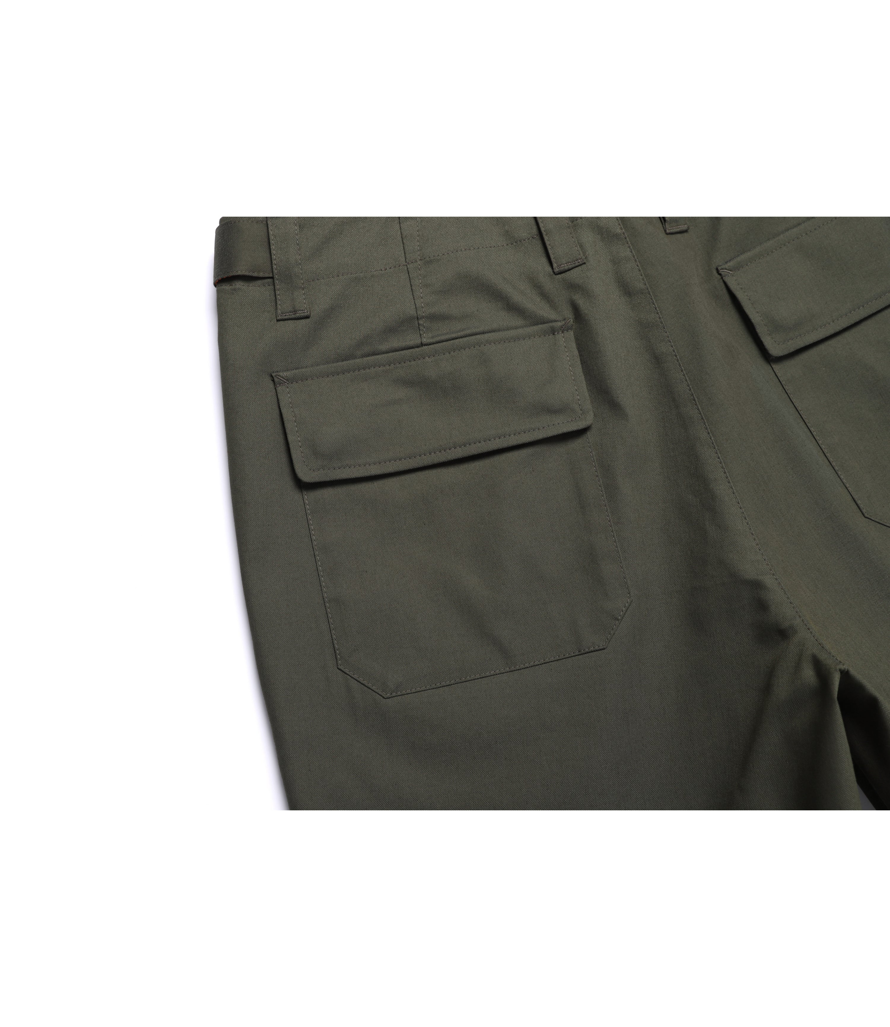 Men's NRN Belted Pants<br>OLIVE KHAKI