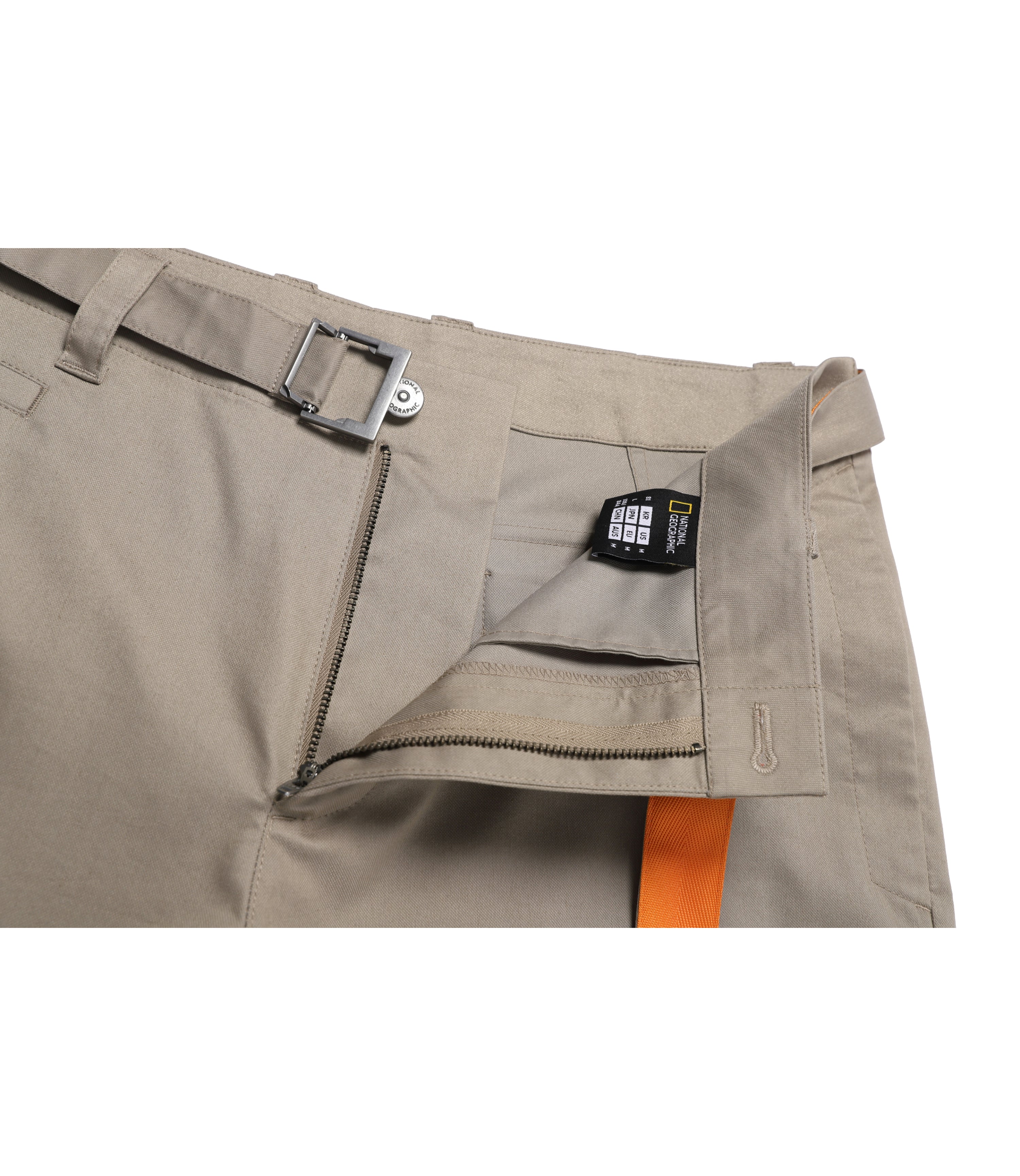 Men's NRN Belted Pants<br>OAK BEIGE