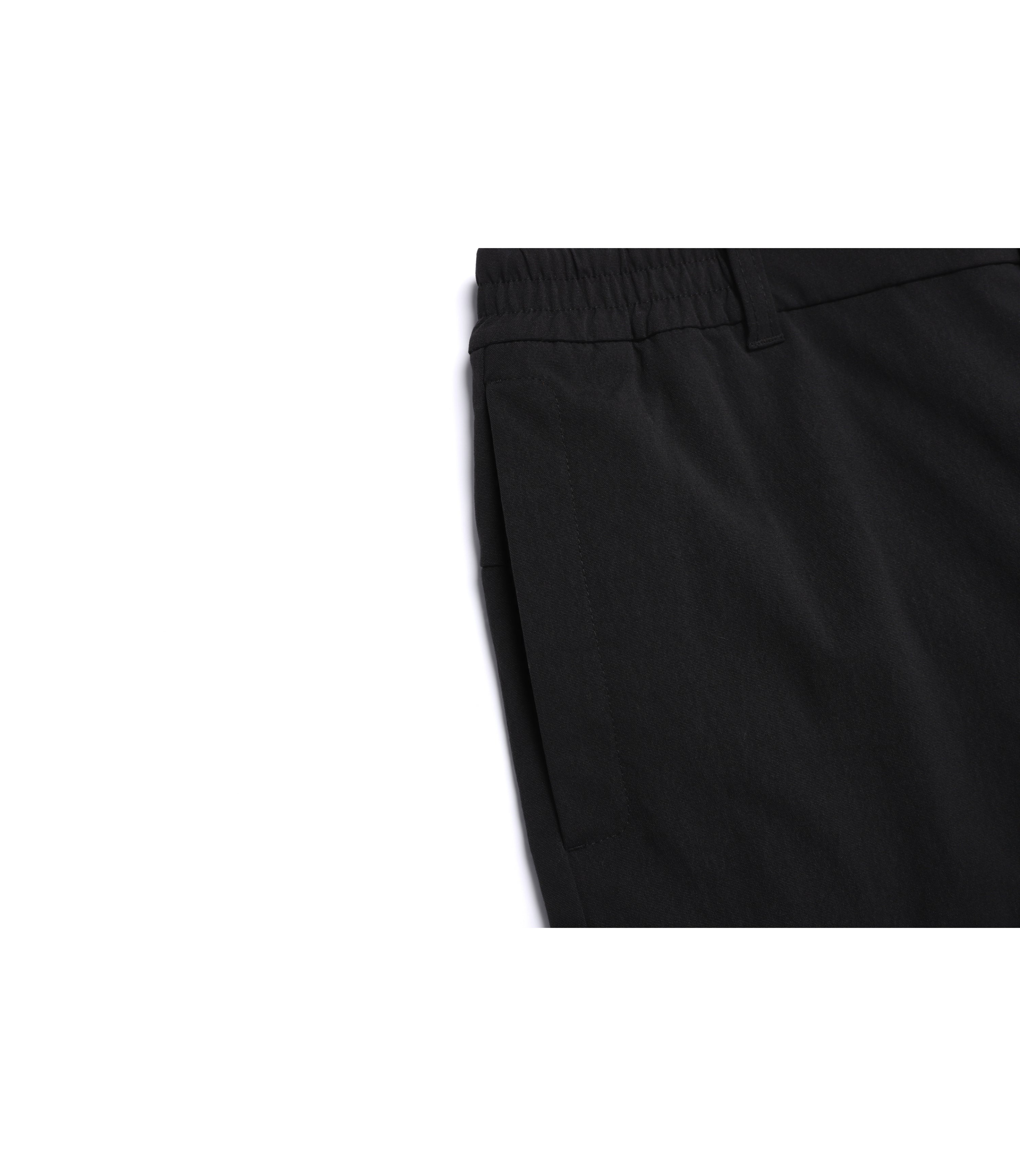 Men's Cargo Semi Loose Straight Pants<br>BLACK
