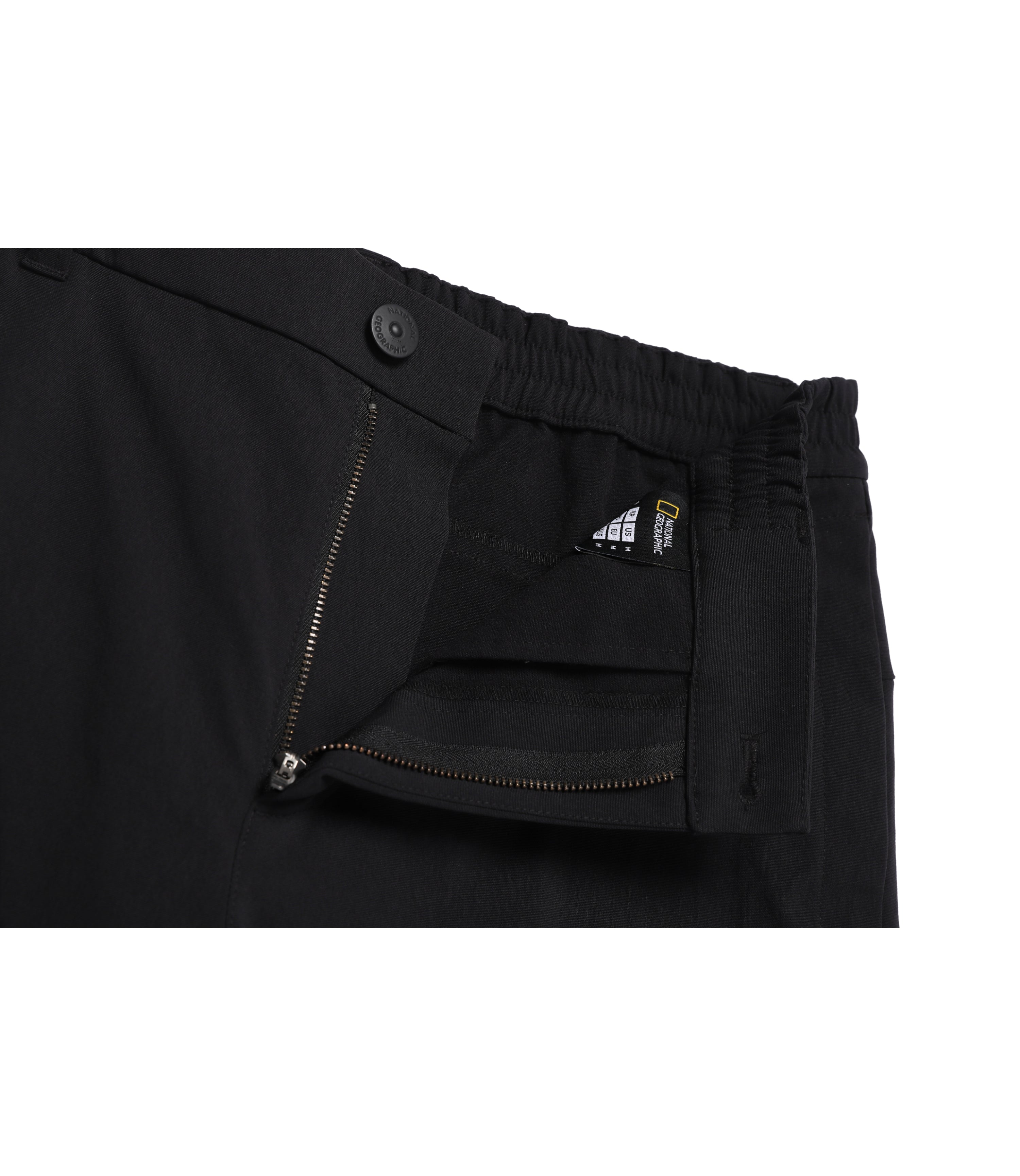 Men's Cargo Semi Loose Straight Pants<br>BLACK