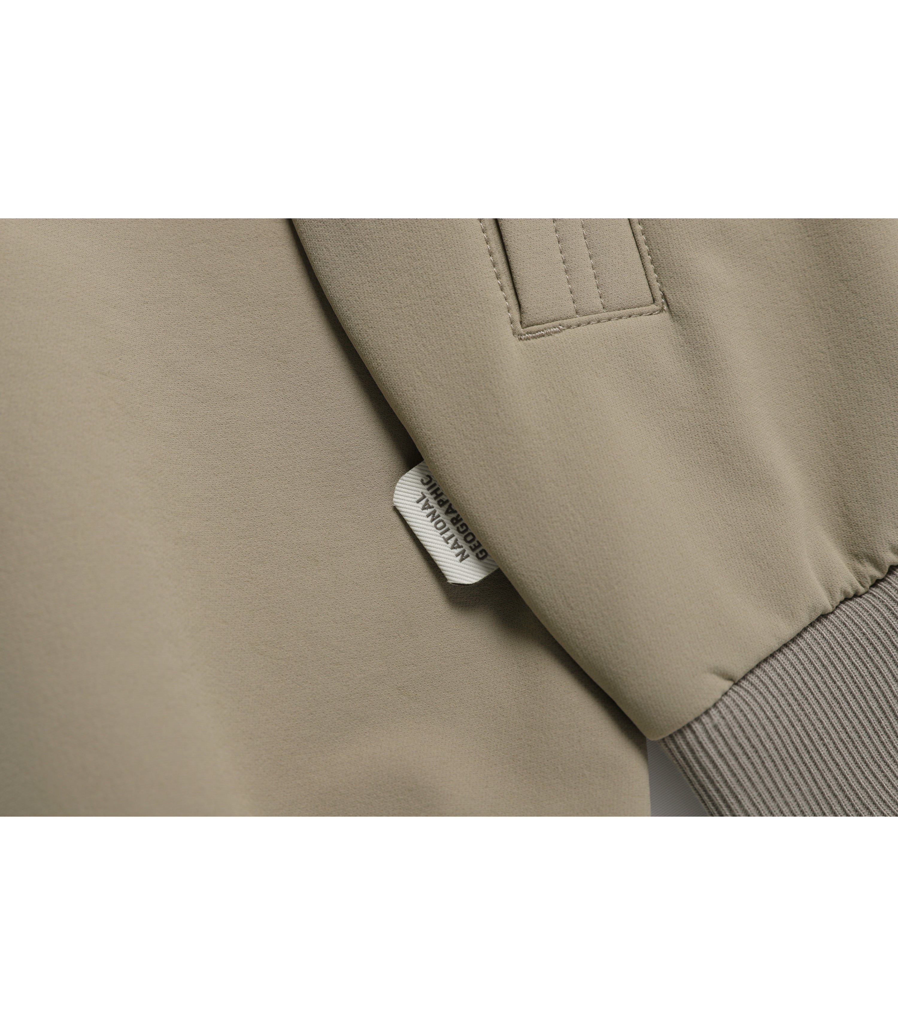 Unisex ARCHELON Double Warm Woven Zip-Up Hoodie<br>OAK BEIGE