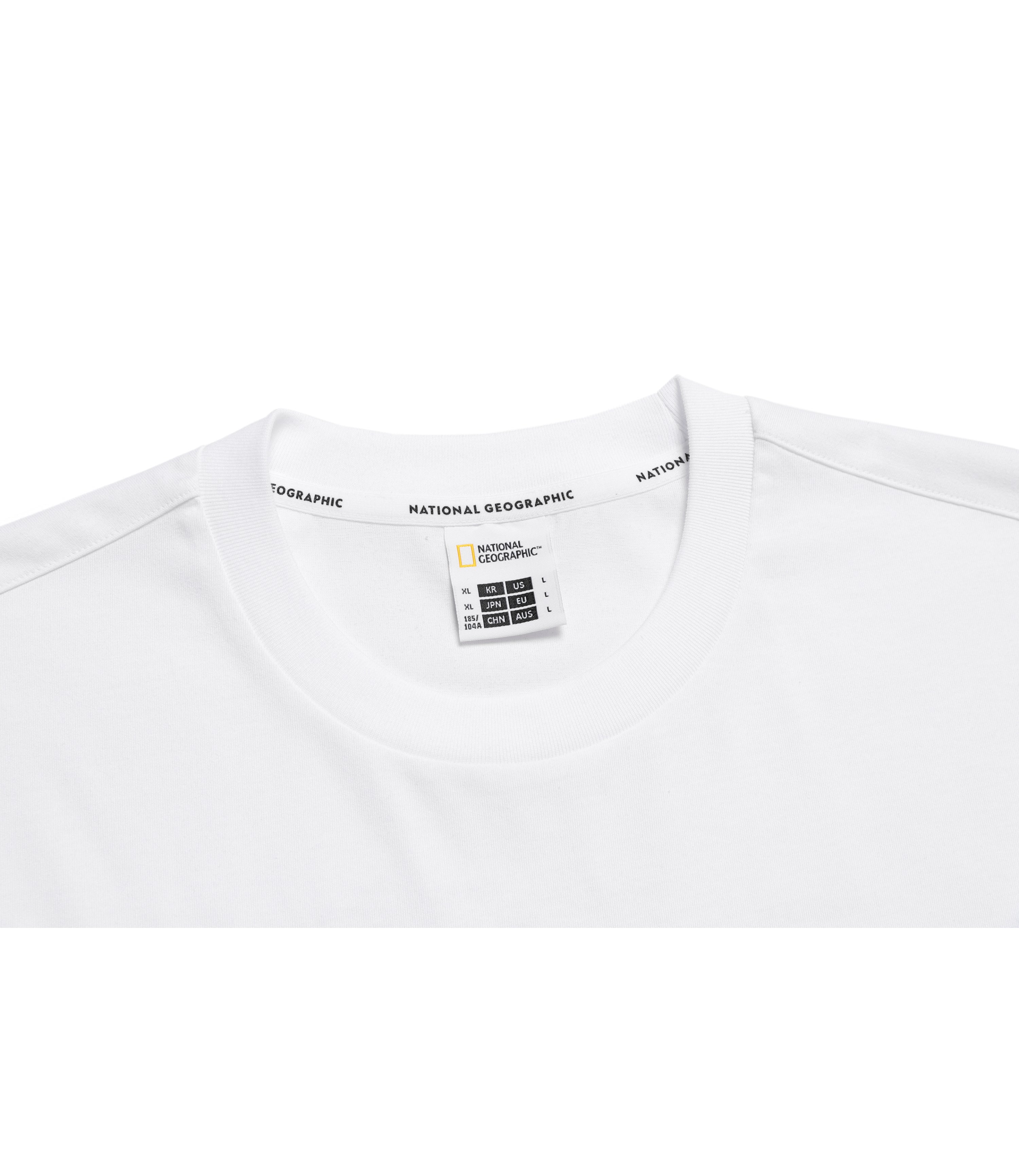 Unisex MANTELLA Logo Short Sleeve Tee<br>WHITE