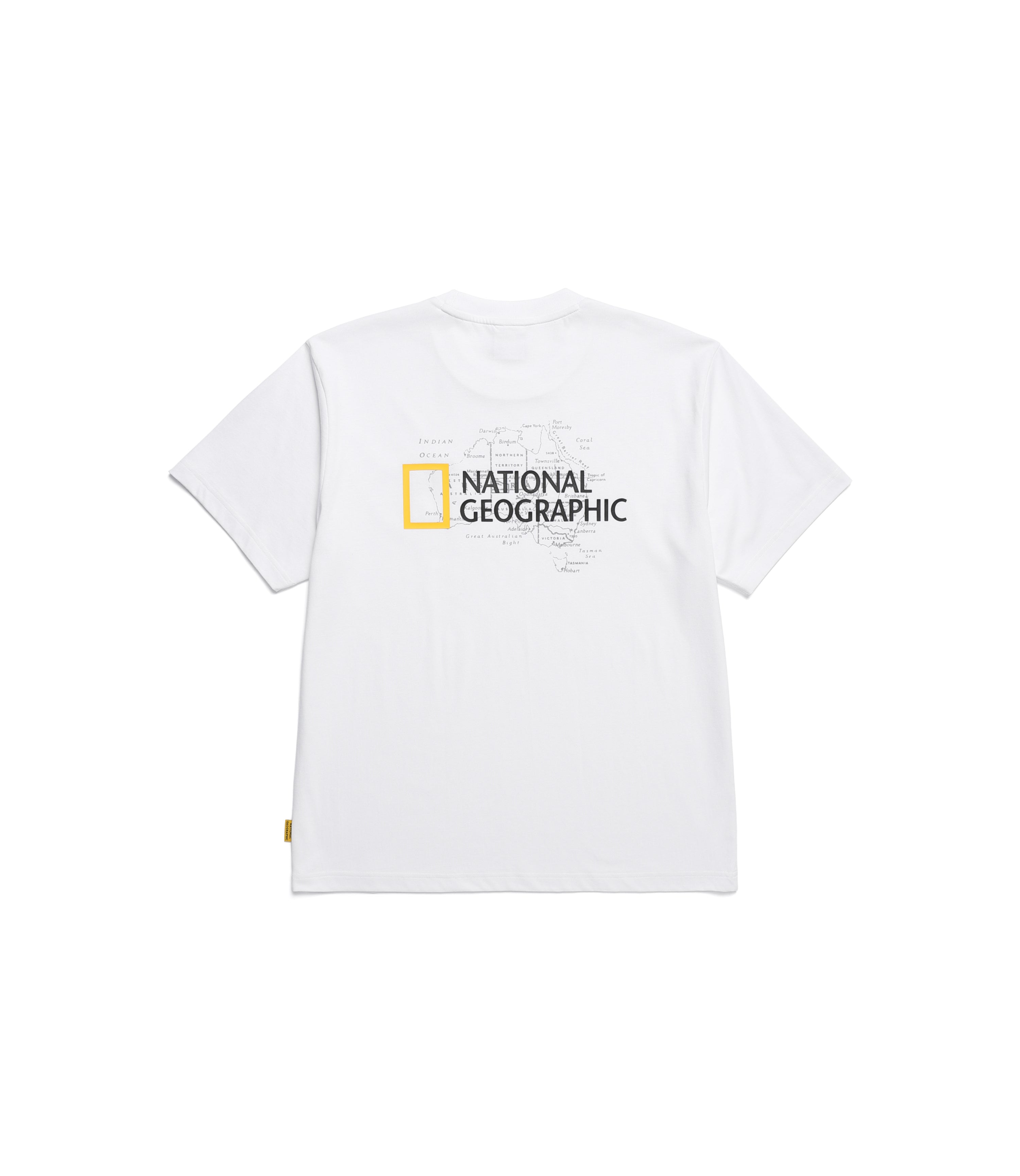 Unisex MANTELLA Logo Short Sleeve Tee<br>WHITE
