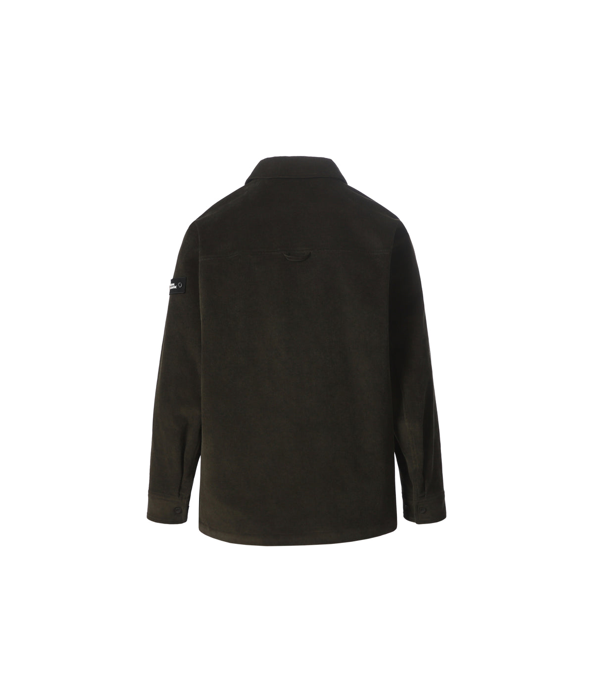 Unisex Corduroy Shirt-Style Jacket<br>CHARCOAL KHAKI