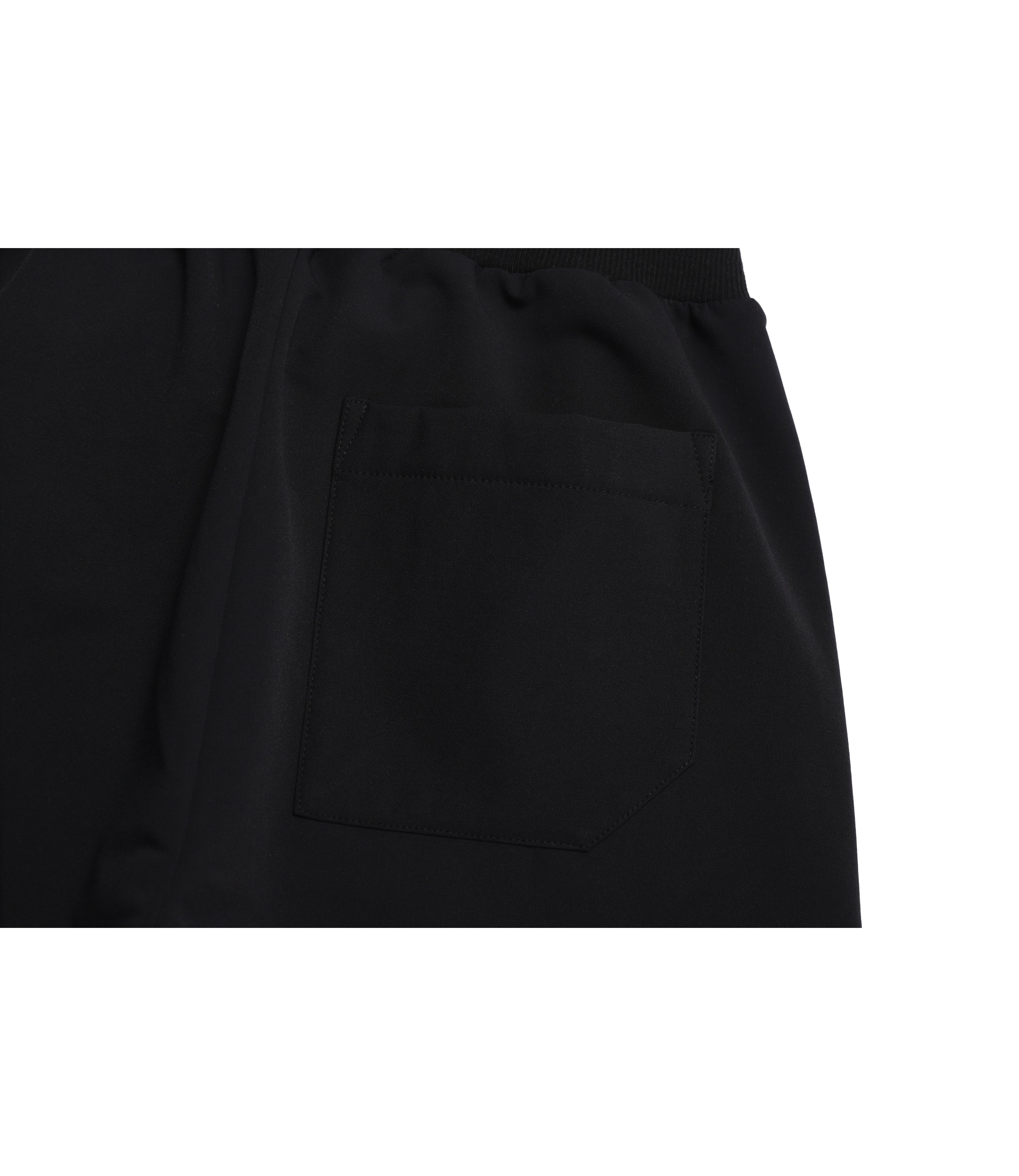 Unisex ARCHELON Double Warm Brushed Woven Pants<br>BLACK