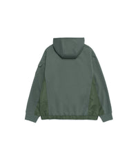 Men's NRN Hybrid Semi-Over Fit Hoodie<br>KHAKI