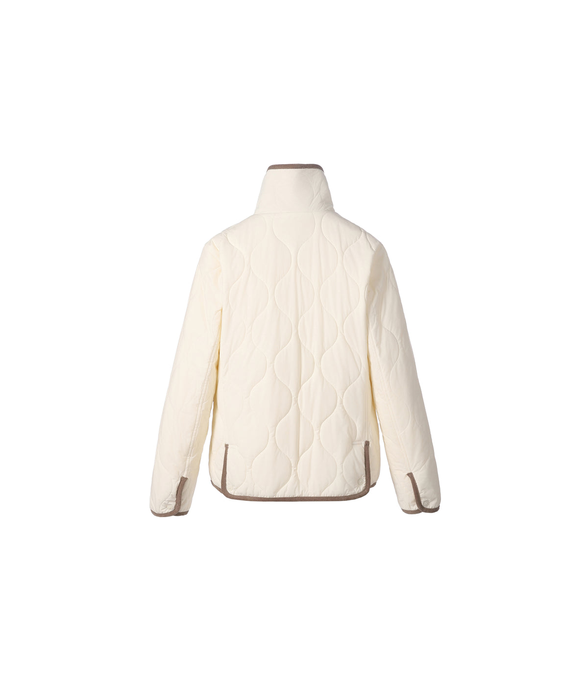Women's ELK Collared Padded Jumper<br>IVORY