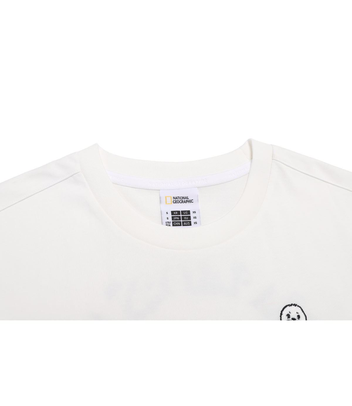 Women's Animal Graphic Point Short Sleeve T-Shirt<br>O/WHITE