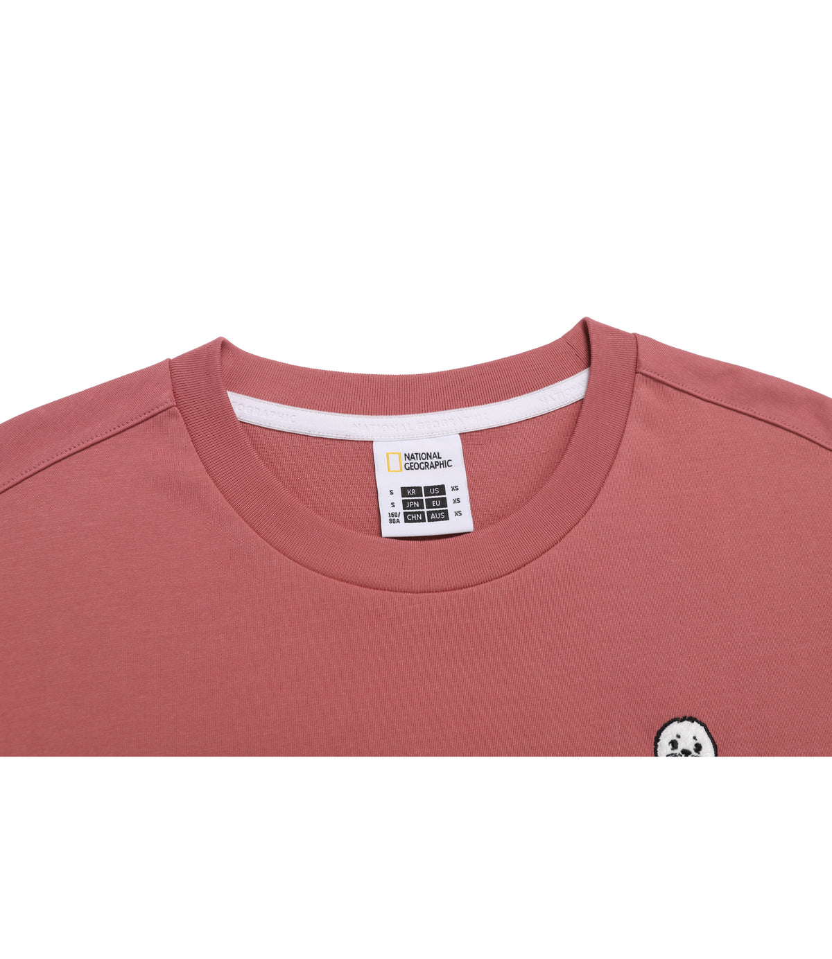 Women's Animal Graphic Point Short Sleeve T-Shirt<br>SOFT ROSE
