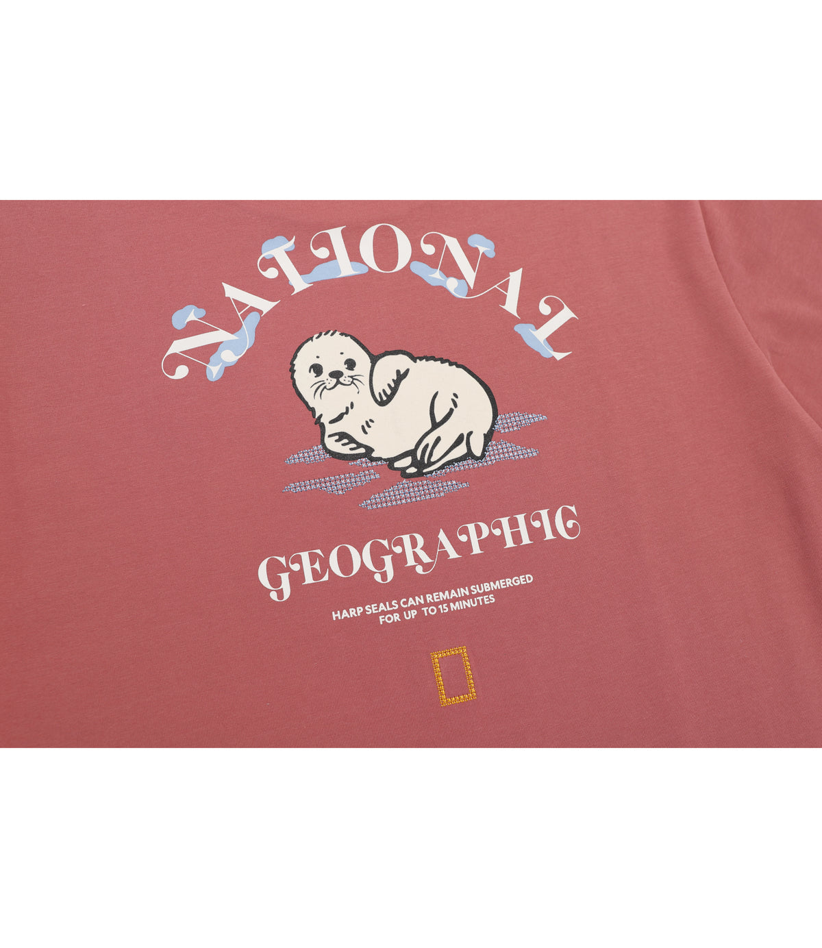 Women's Animal Graphic Point Short Sleeve T-Shirt<br>SOFT ROSE