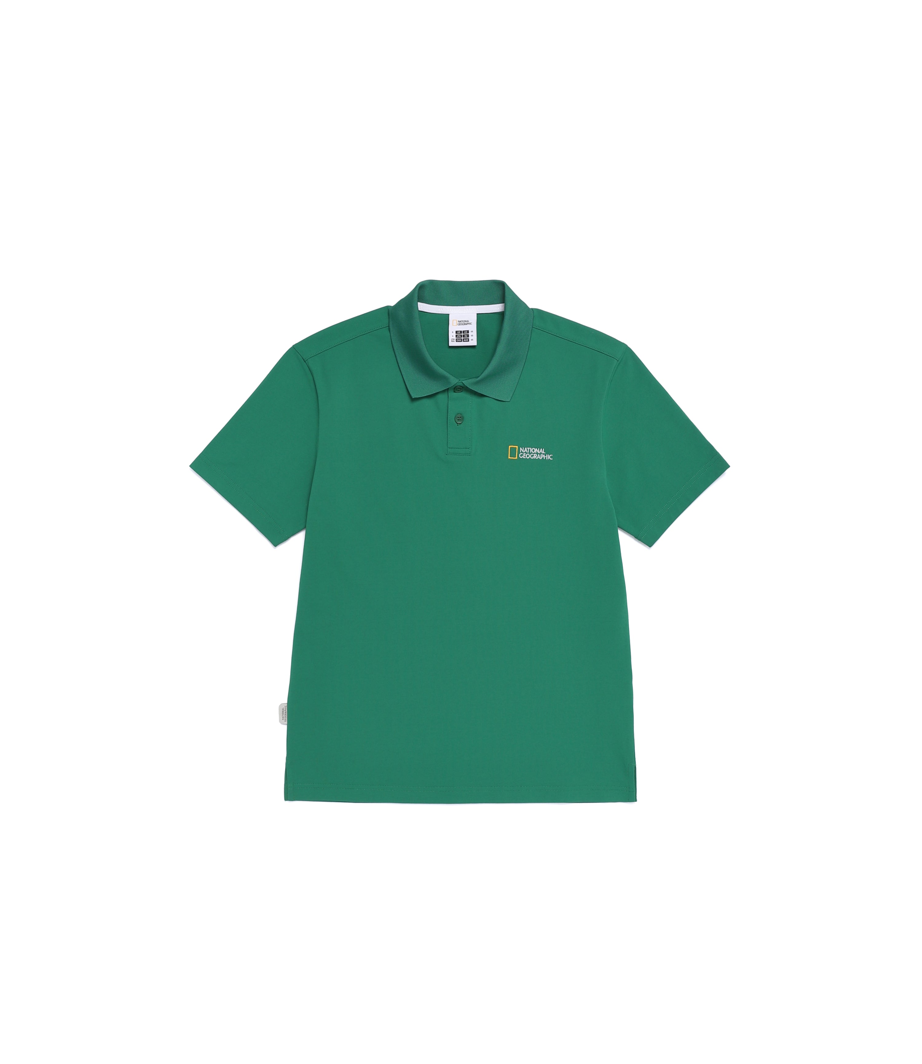 Unisex Caridi Pique Short Sleeve Collar Tee<br>GREEN HILLS