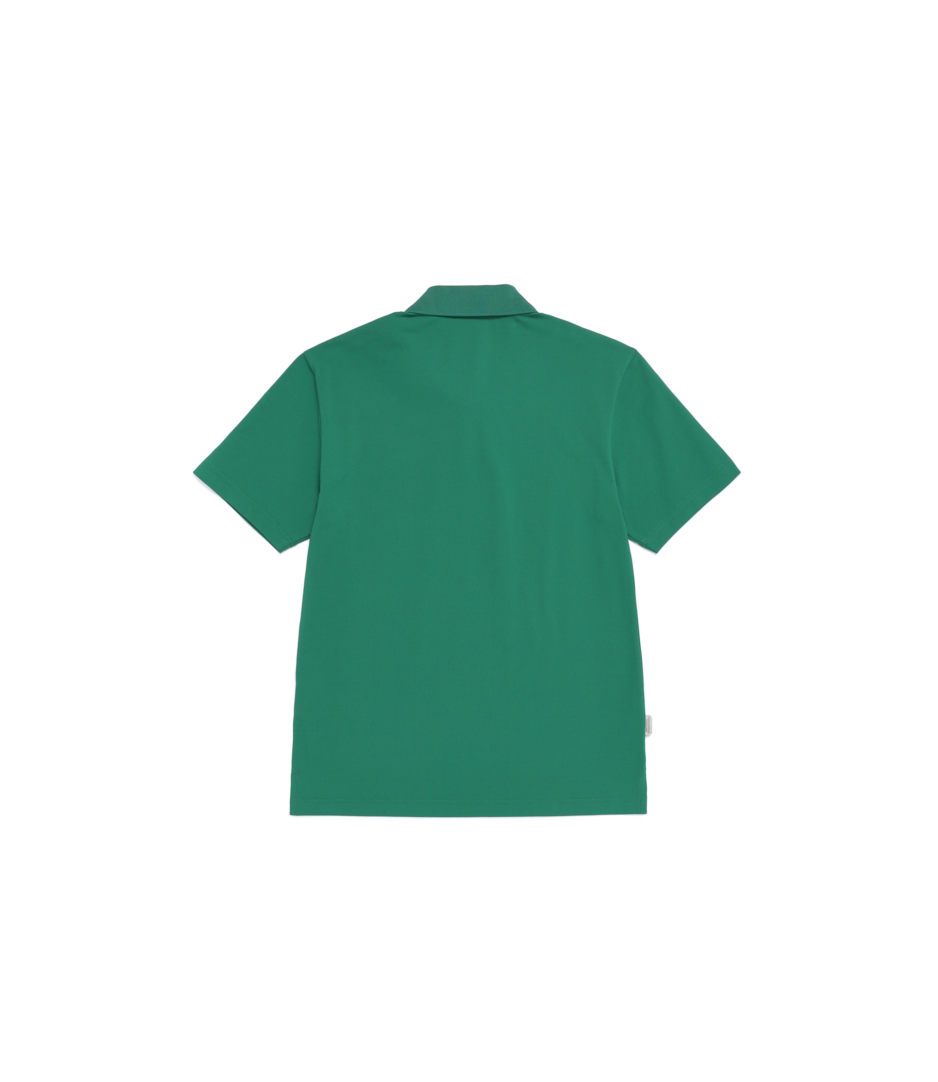 Unisex Caridi Pique Short Sleeve Collar Tee<br>GREEN HILLS