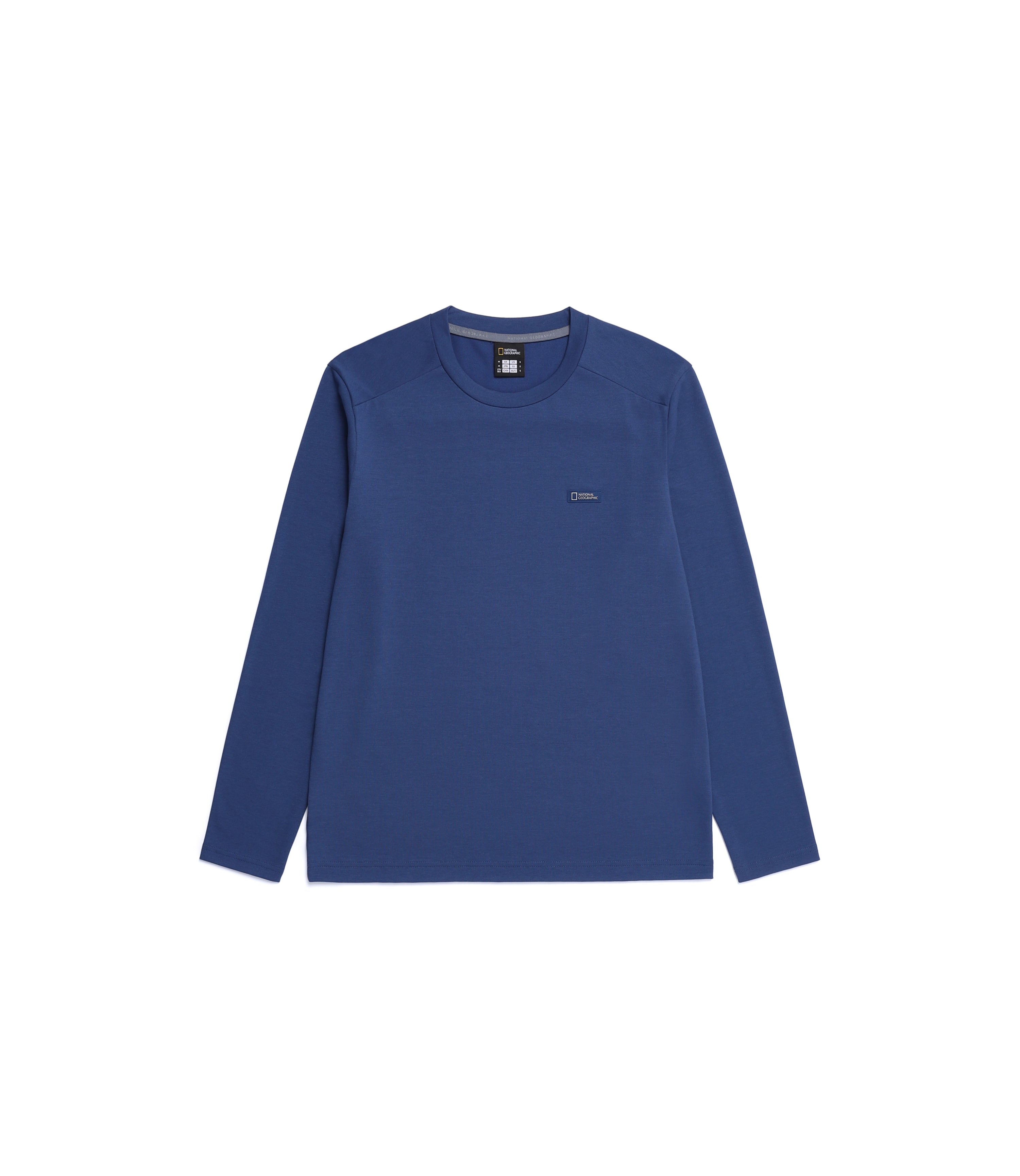 Unisex CAPH Small Logo Long Sleeve Tee<br>D/BLUE