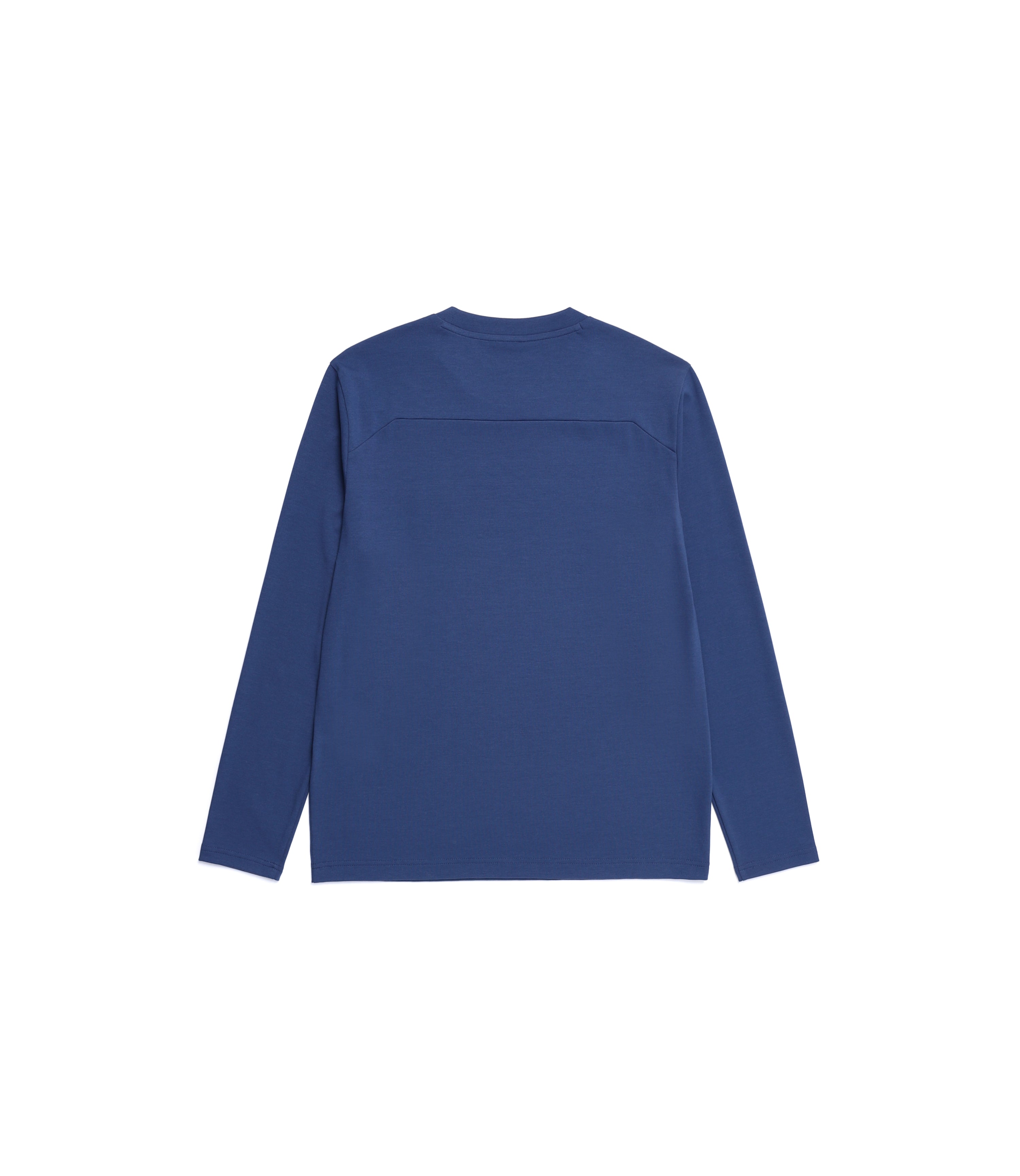 Unisex CAPH Small Logo Long Sleeve Tee<br>D/BLUE