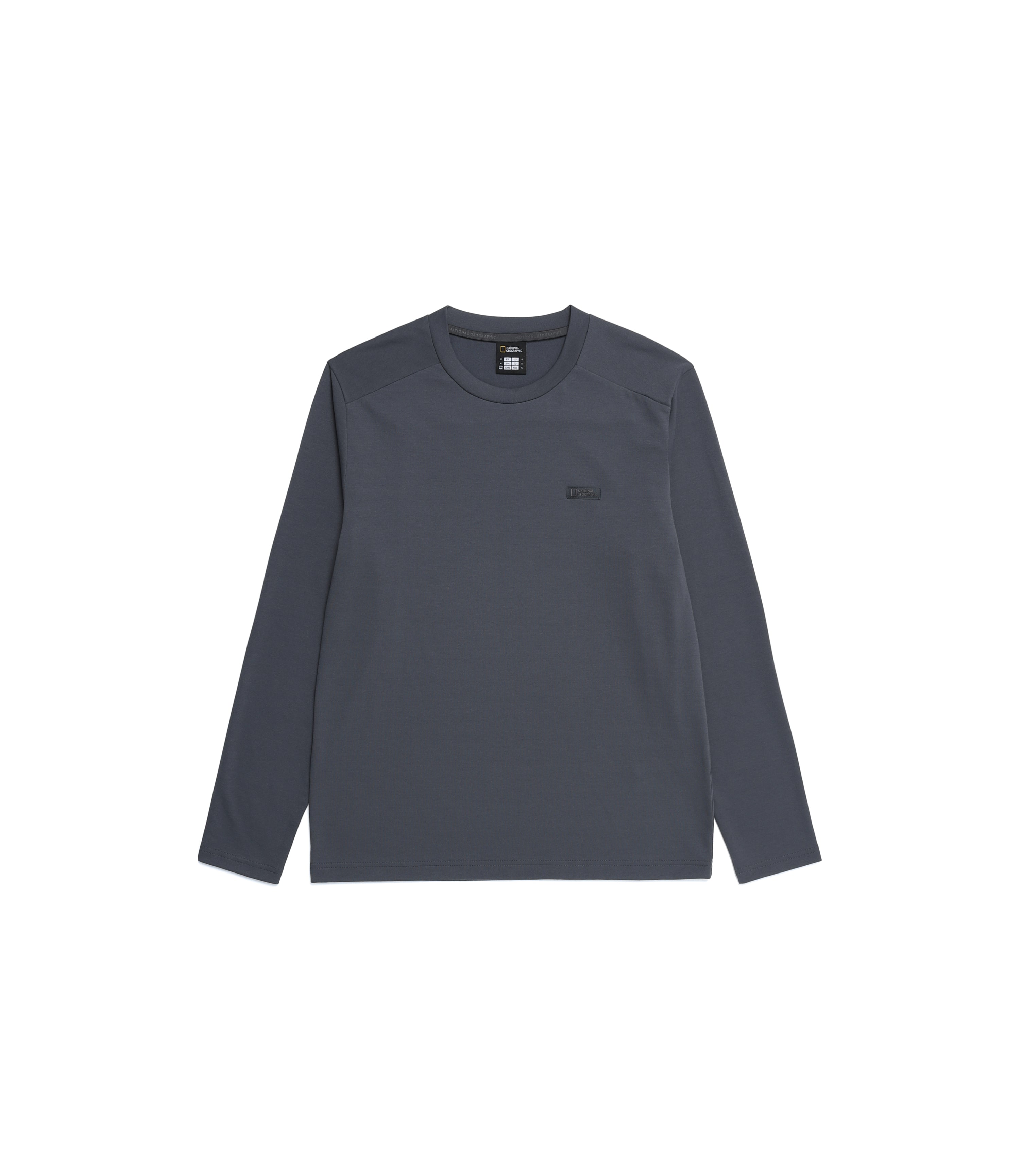 Unisex CAPH Small Logo Long Sleeve Tee<br>IRON GREY