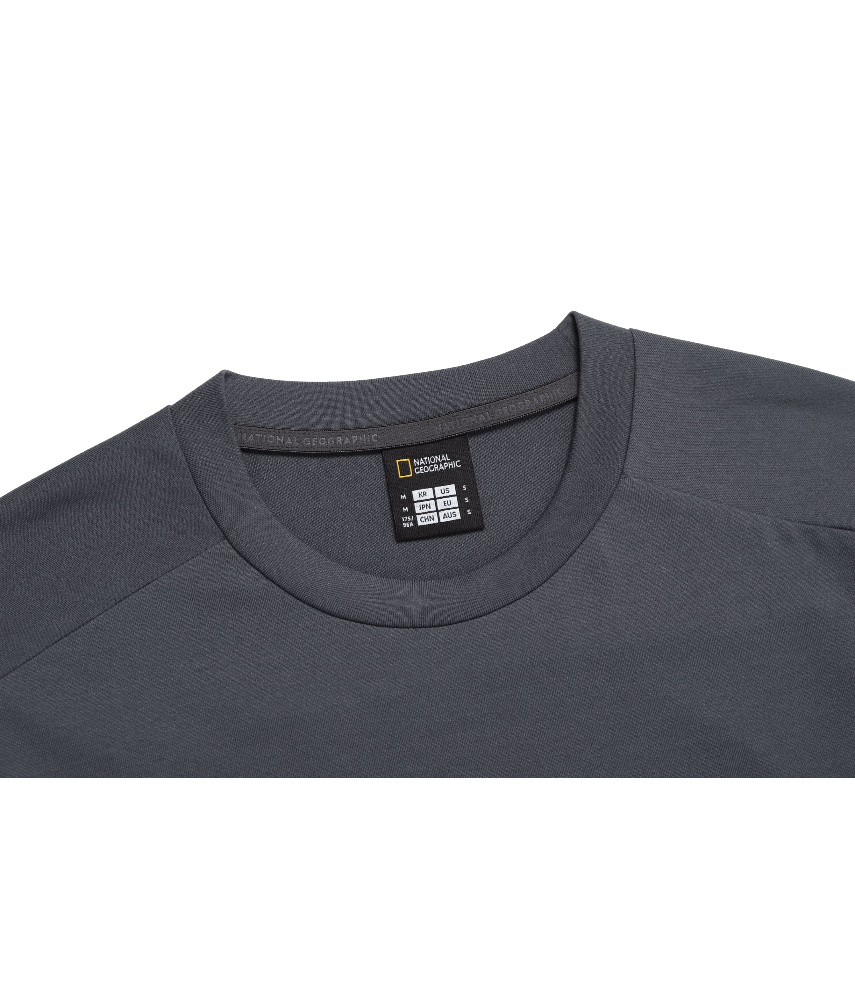 Unisex CAPH Small Logo Long Sleeve Tee<br>IRON GREY