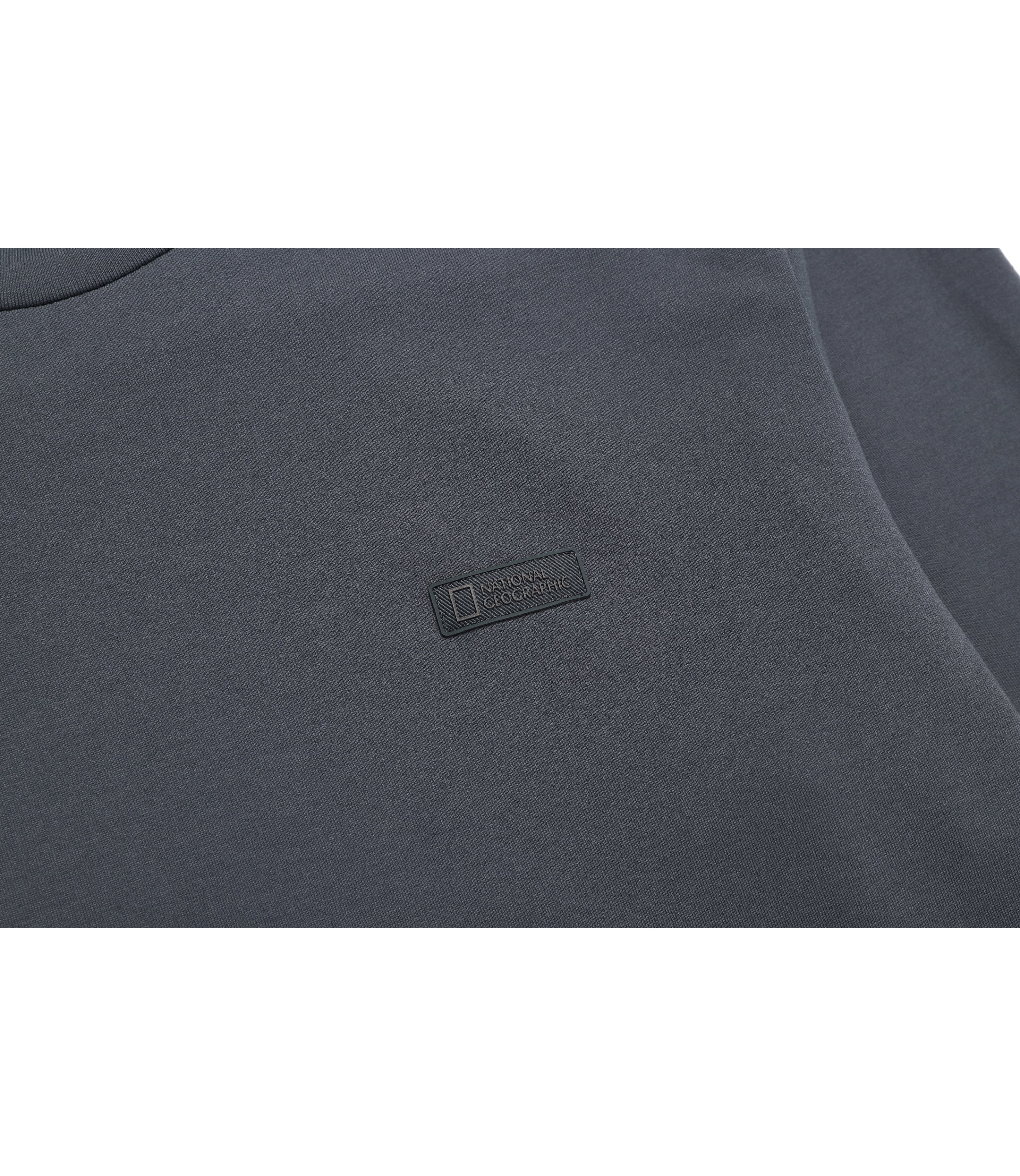 Unisex CAPH Small Logo Long Sleeve Tee<br>IRON GREY