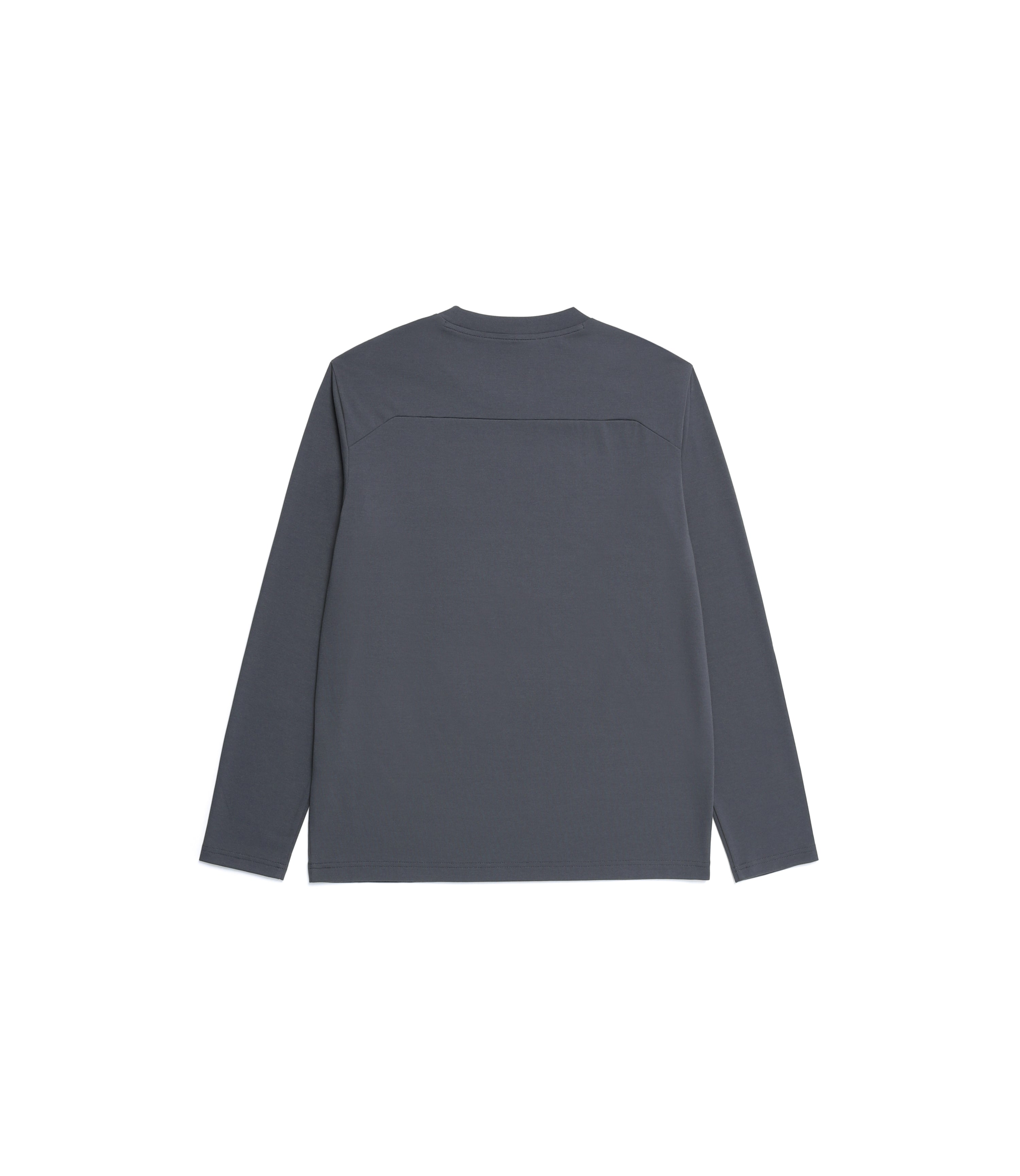 Unisex CAPH Small Logo Long Sleeve Tee<br>IRON GREY