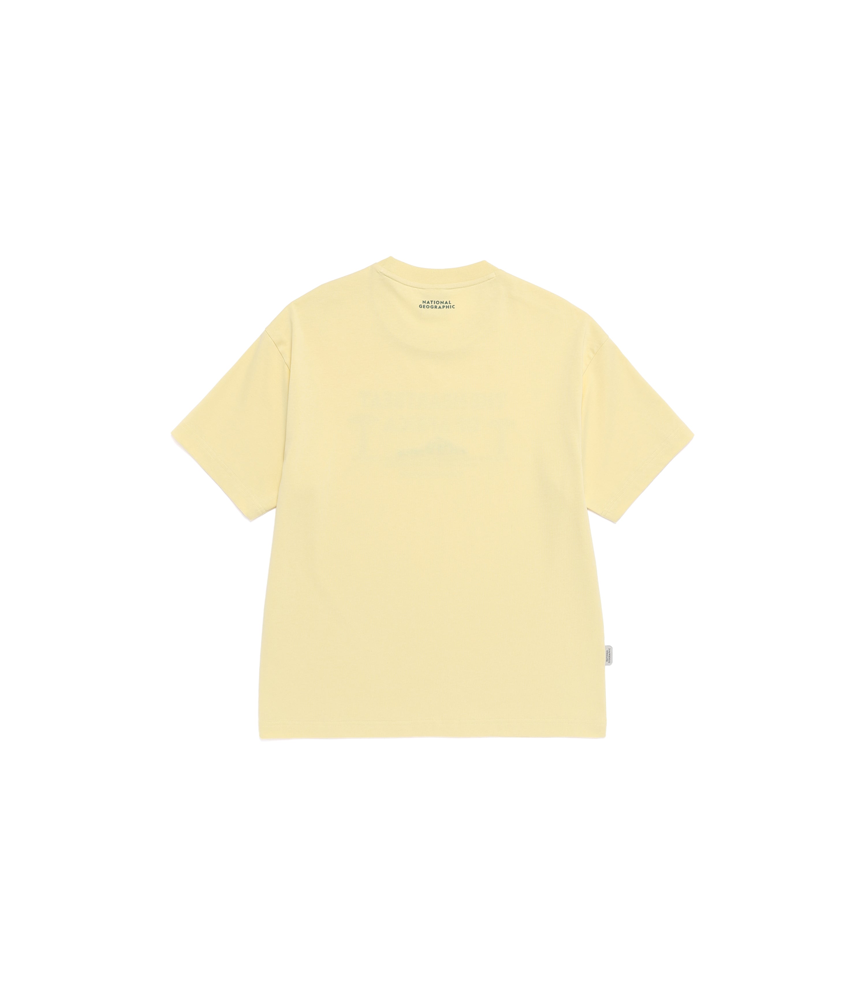 Unisex AVIS Aerosilver Big Graphic Semi-Overfit Short Sleeve Tee<br>PALE YELLOW