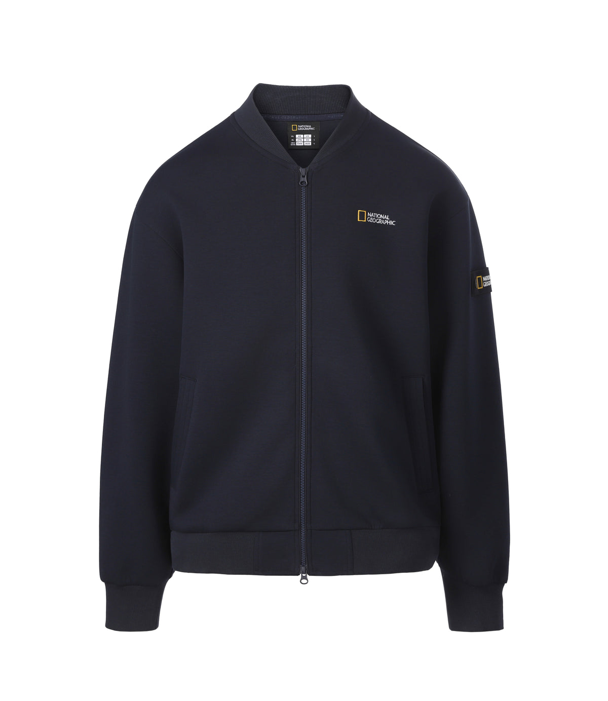 Unisex Cushion-Fabric Semi-Overfit Stadium Jumper<br>MIDNIGHT NAVY