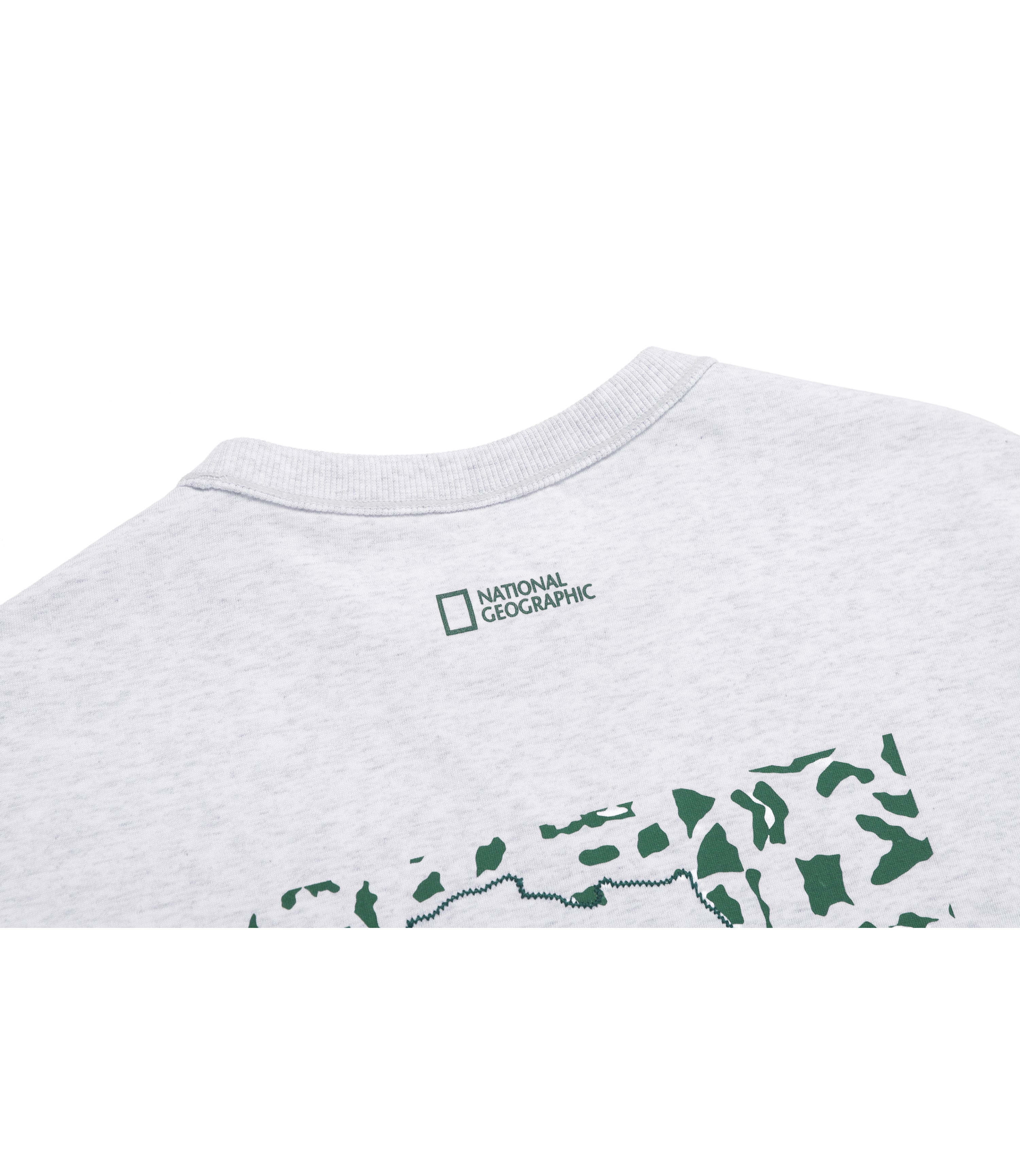 Unisex AVIS Aerosilver Graphic Semi-Overfit Gusset Detail Short Sleeve<br>LM/GREY