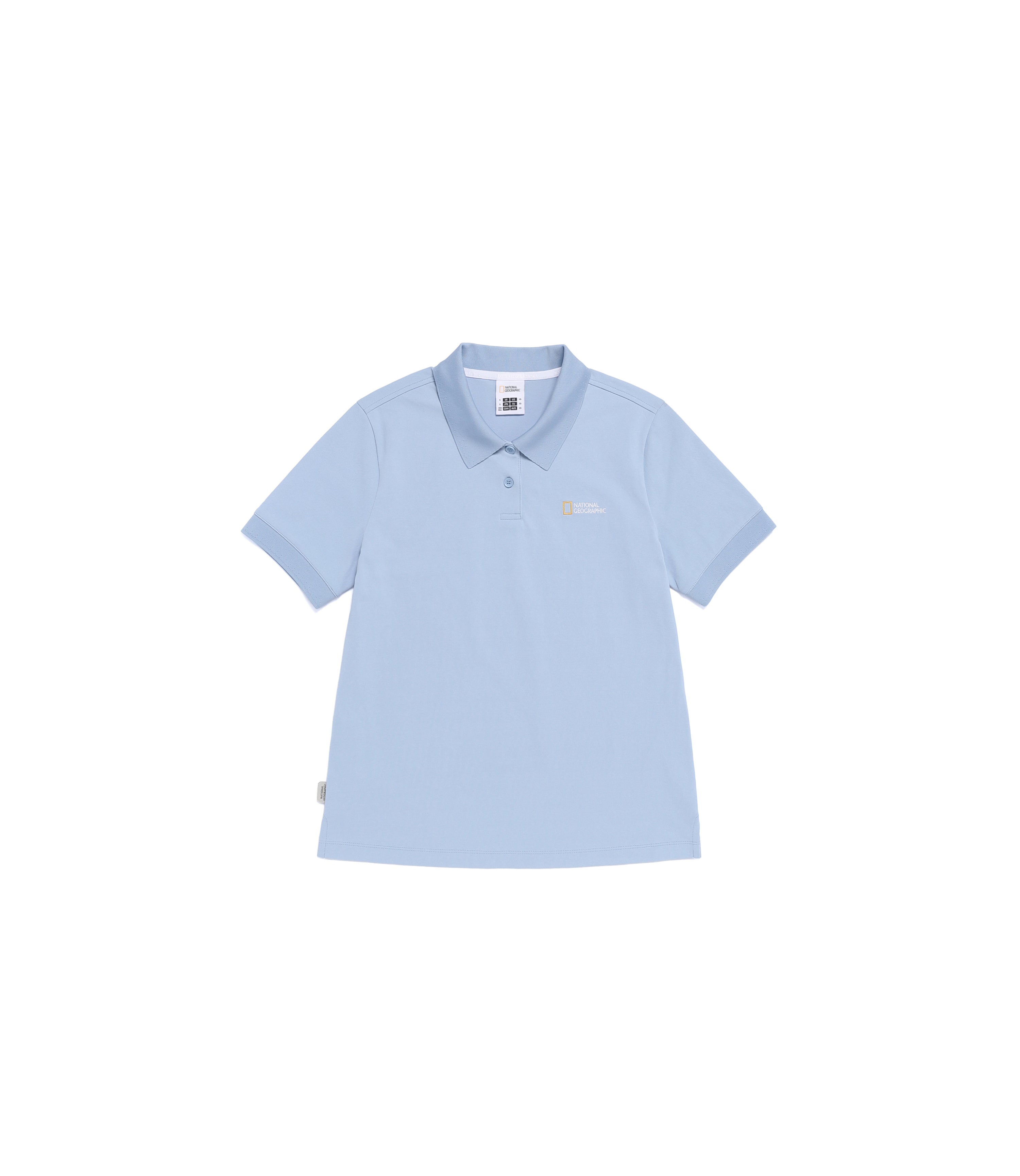 Women's Caridi Pique Short Sleeve Collar Tee<br>STORM BLUE