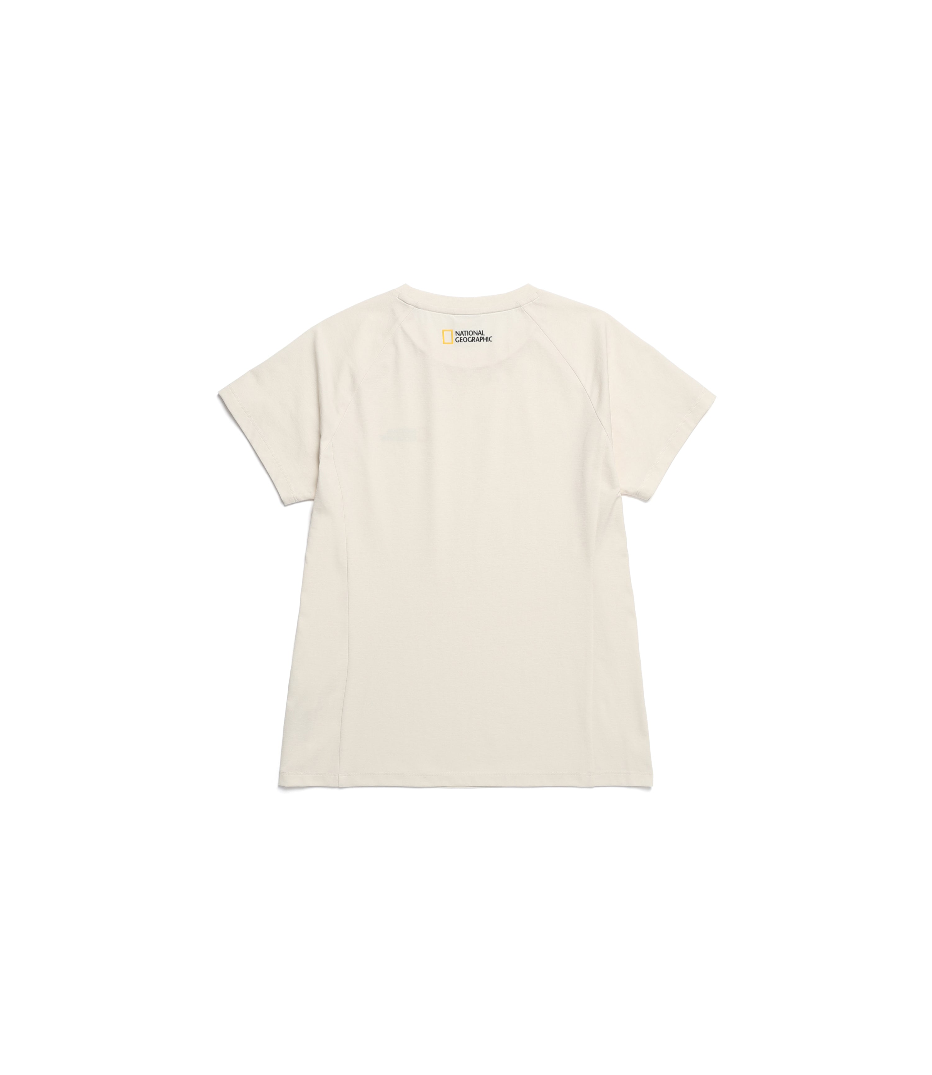 Women's CROW Coolmax Small Logo Short Sleeve Tee<br>CRYSTAL BEIGE