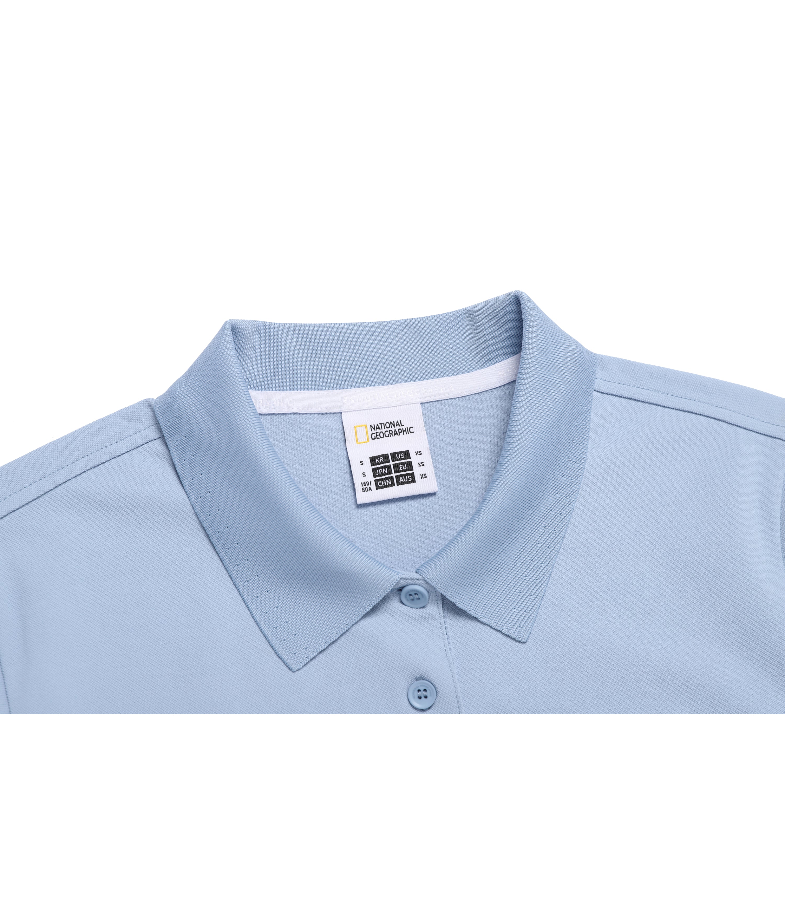 Women's Caridi Pique Short Sleeve Collar Tee<br>STORM BLUE