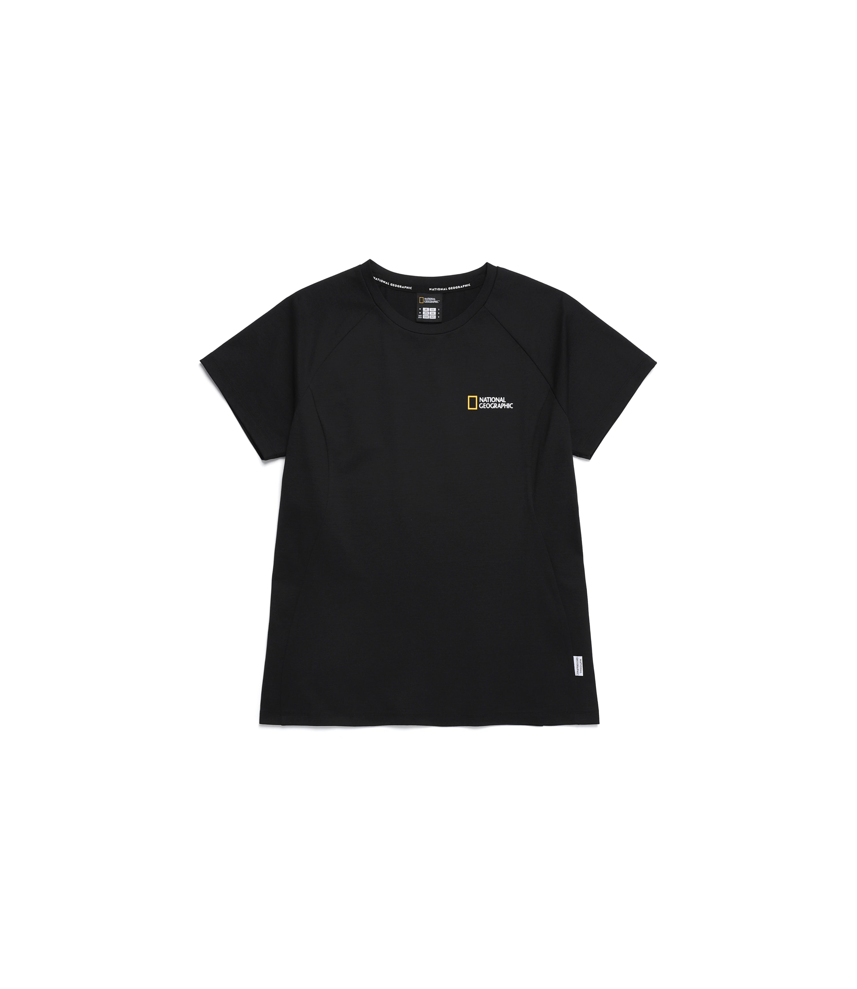 Women's CROW Coolmax Small Logo Short Sleeve Tee<br>CARBON BLACK