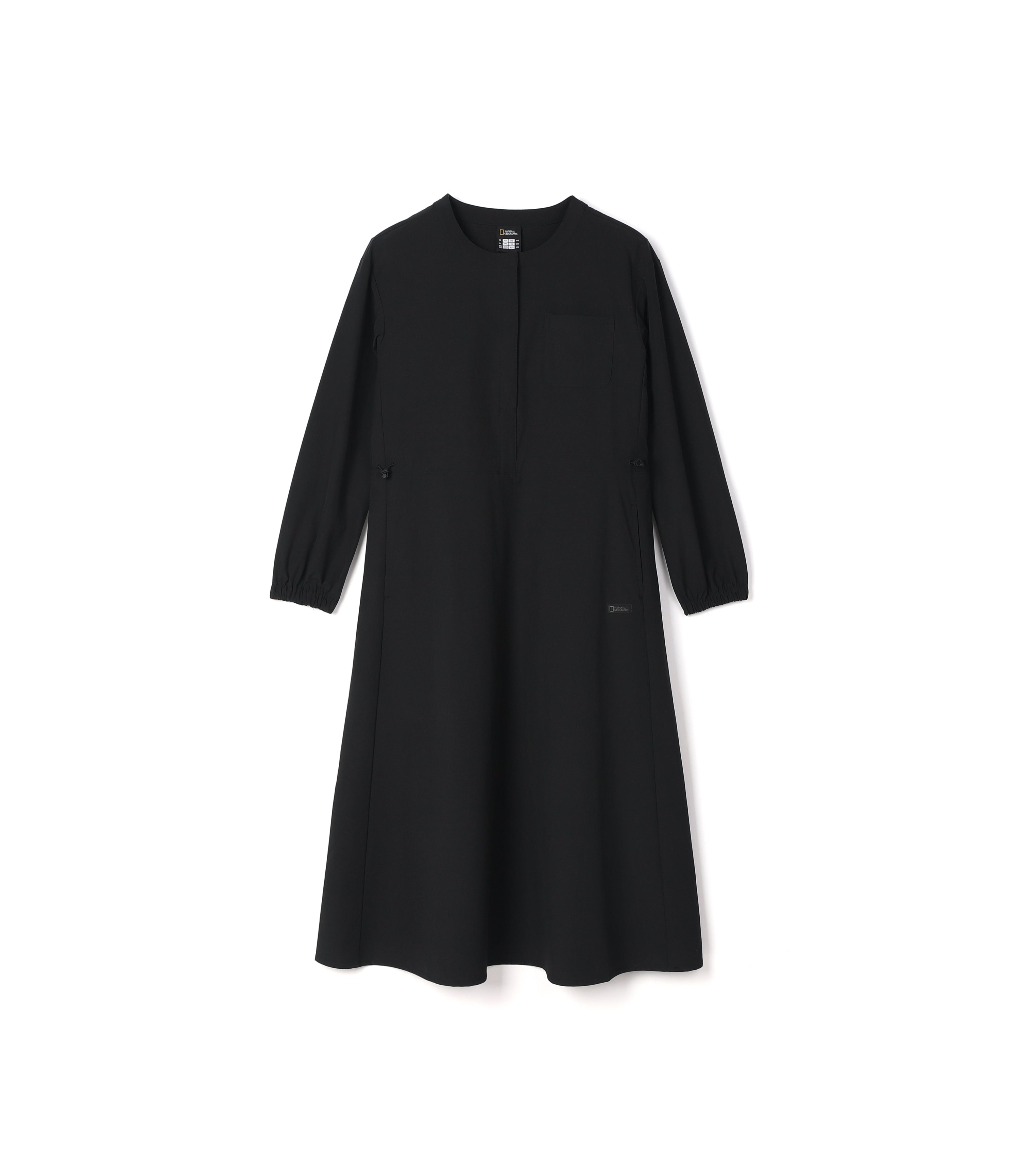 Women's CALLISTO Woven Long Sleeve Dress<br>BLACK