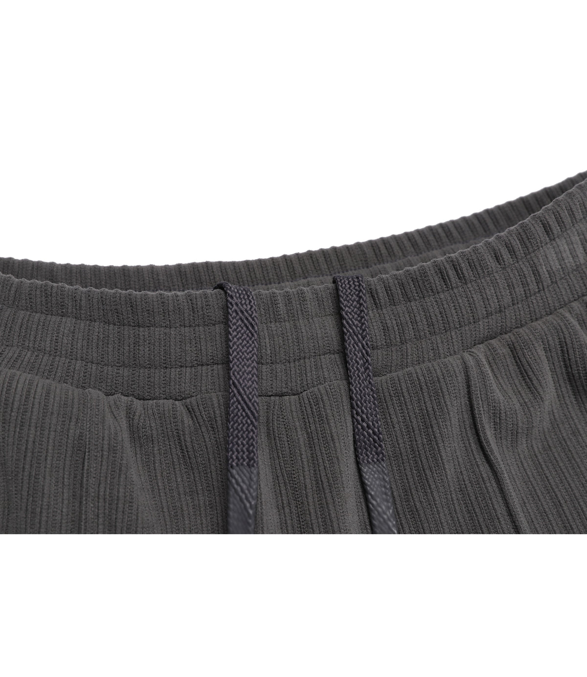 Women's Fabric-Mix Regular Fit Bootcut Pants<br>IRON GREY