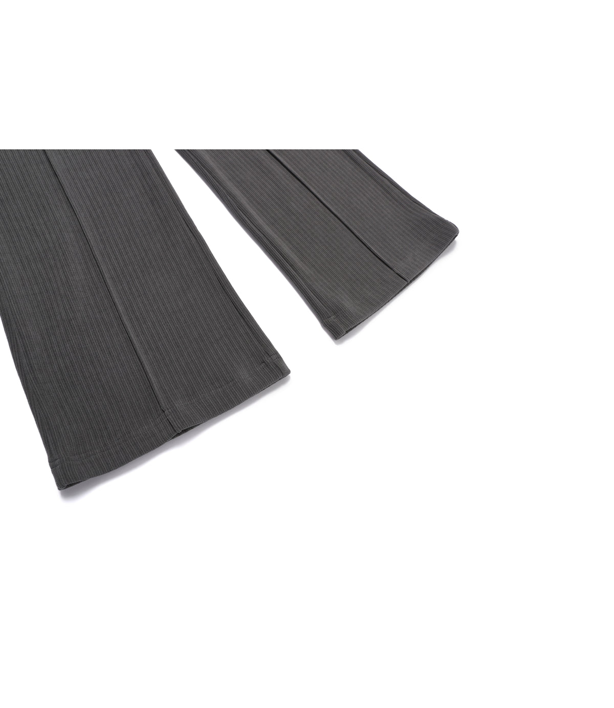 Women's Fabric-Mix Regular Fit Bootcut Pants<br>IRON GREY