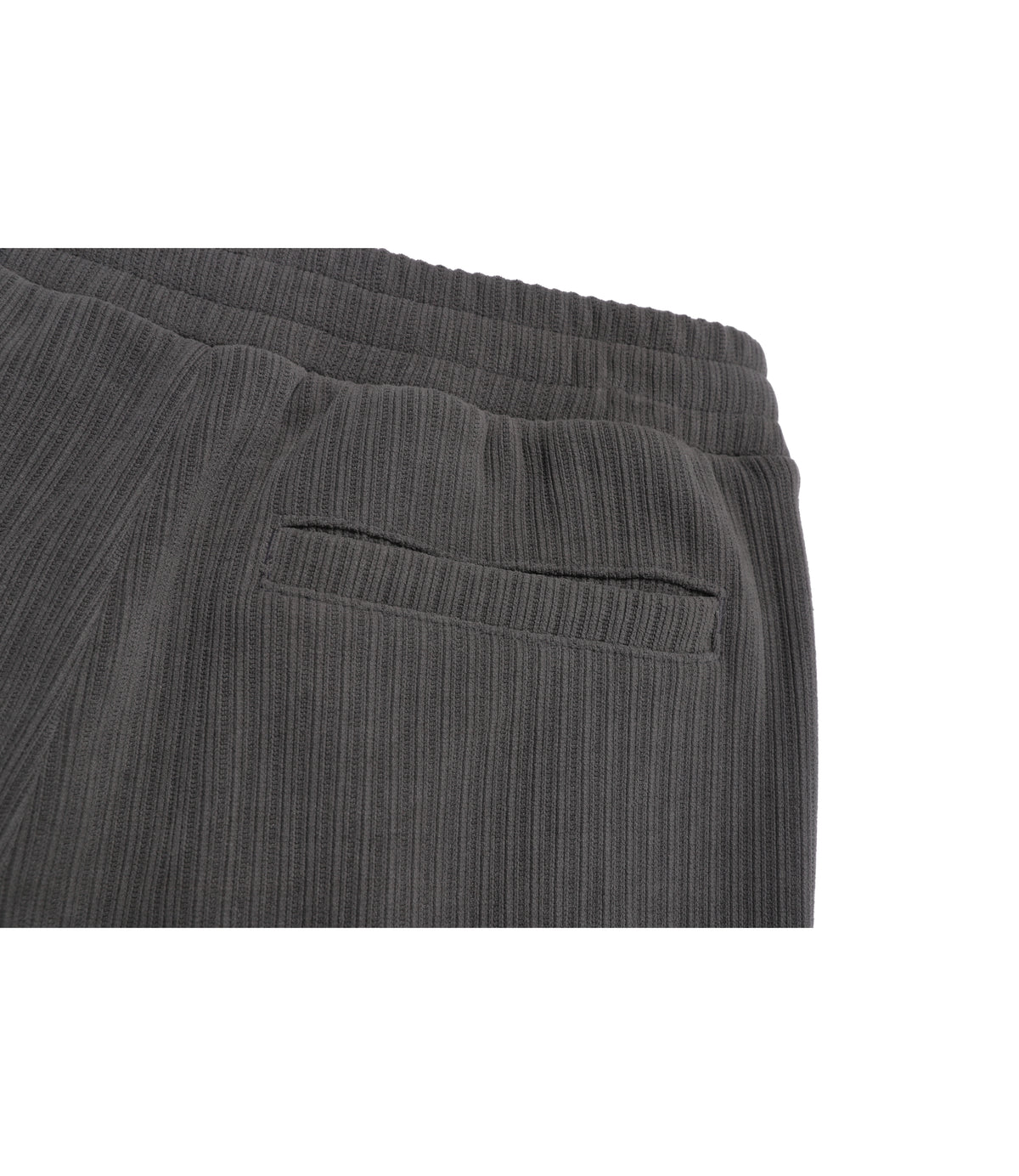 Women's Fabric-Mix Regular Fit Bootcut Pants<br>IRON GREY