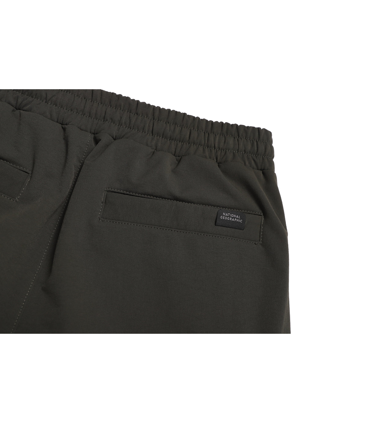 Unisex ARCHELON Double-Warm Brushed Woven Regular Fit Straight Cargo Pants<br>CHARCOAL KHAKI