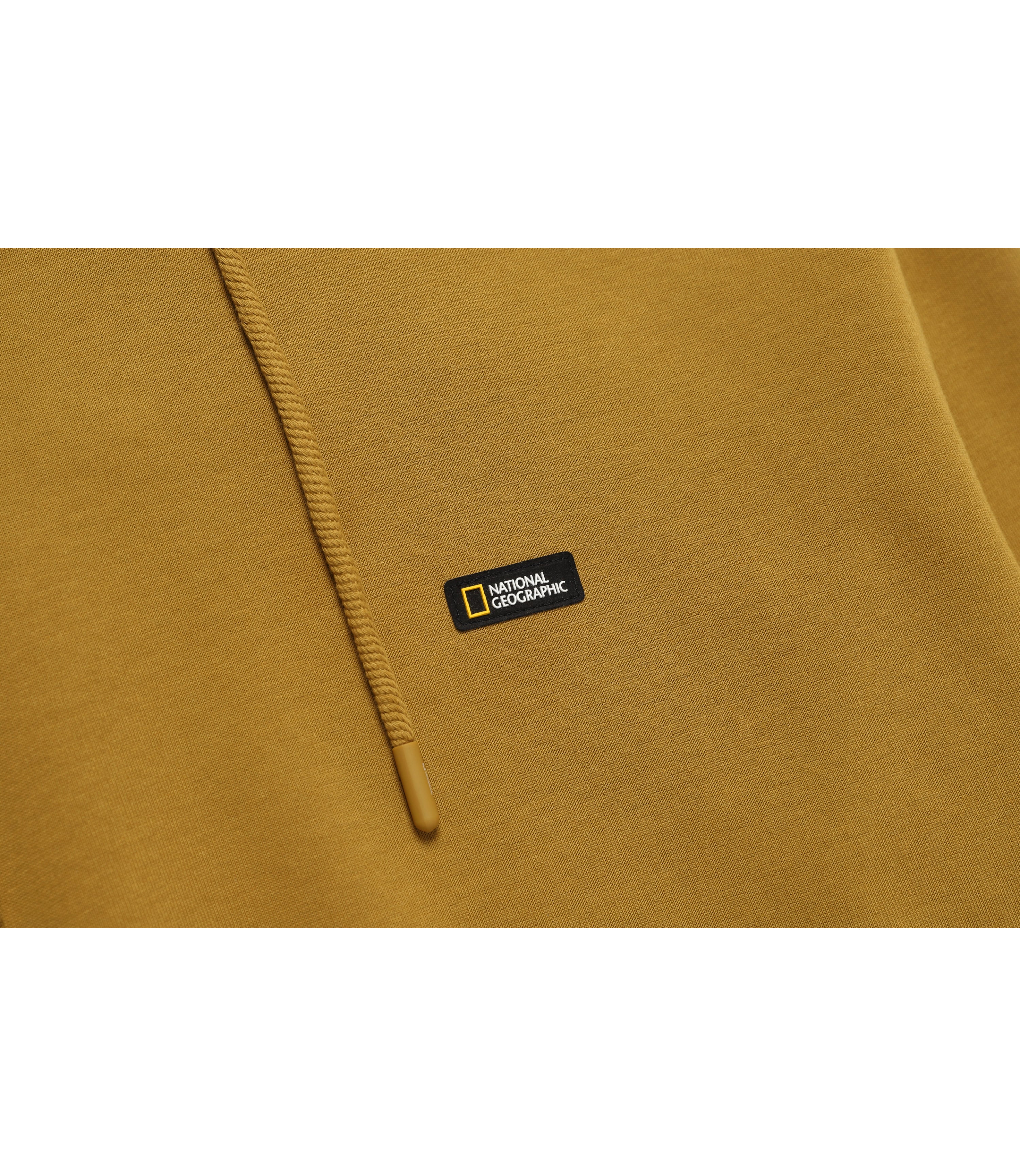 [NRN] Unisex Woven Matched Out-Pocket Hoodie<br>MUSTARD