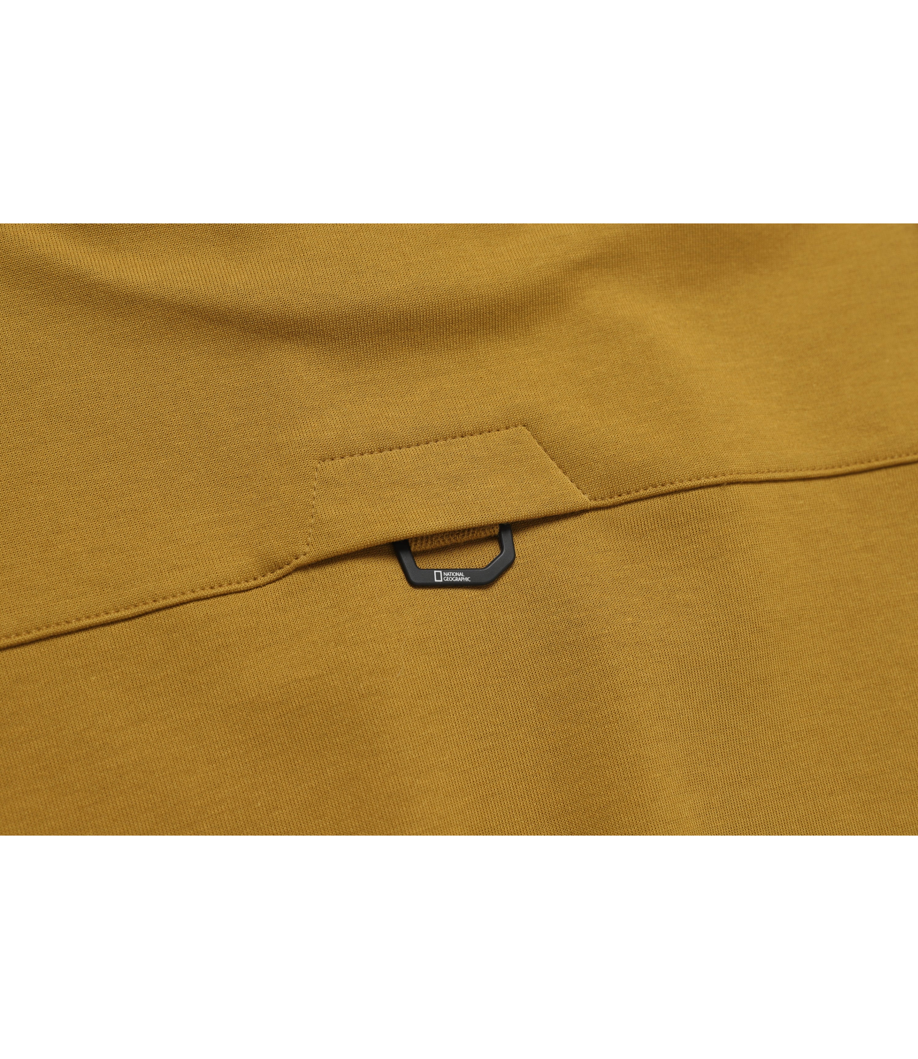 [NRN] Unisex Woven Matched Out-Pocket Hoodie<br>MUSTARD