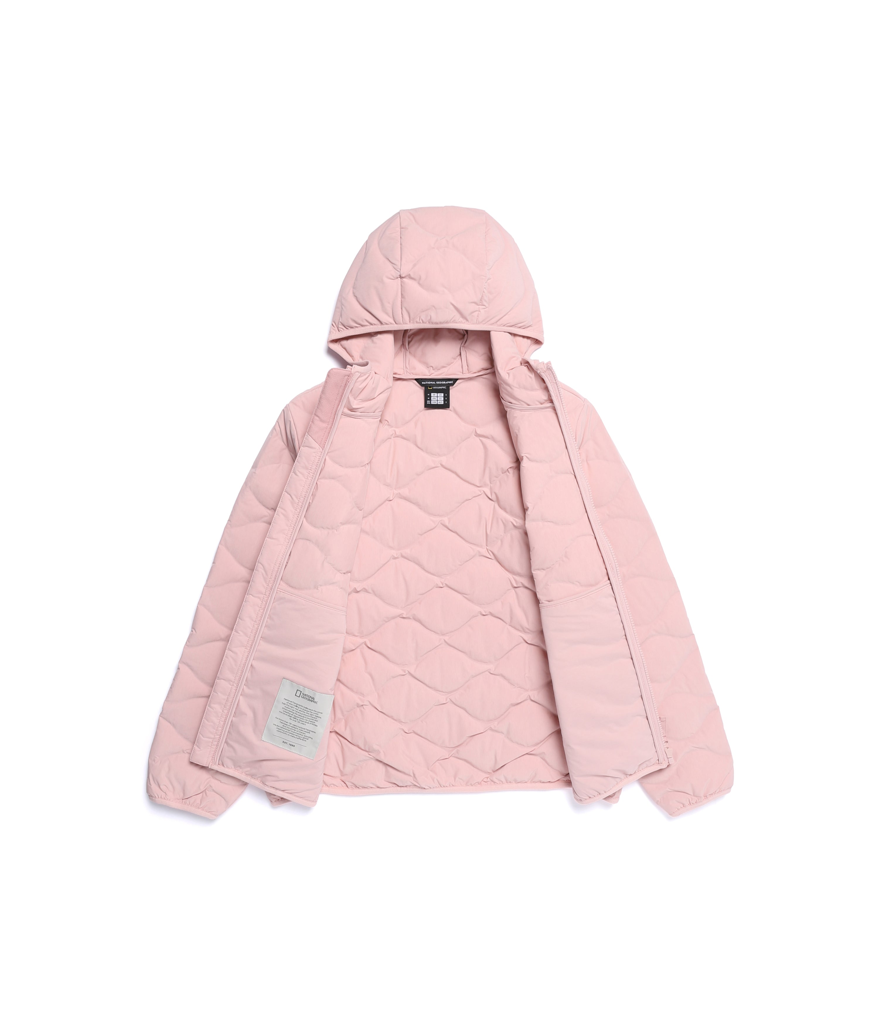 Women's PO'O-ULI Hoodie Tube Duck Down Jumper<br>PINK