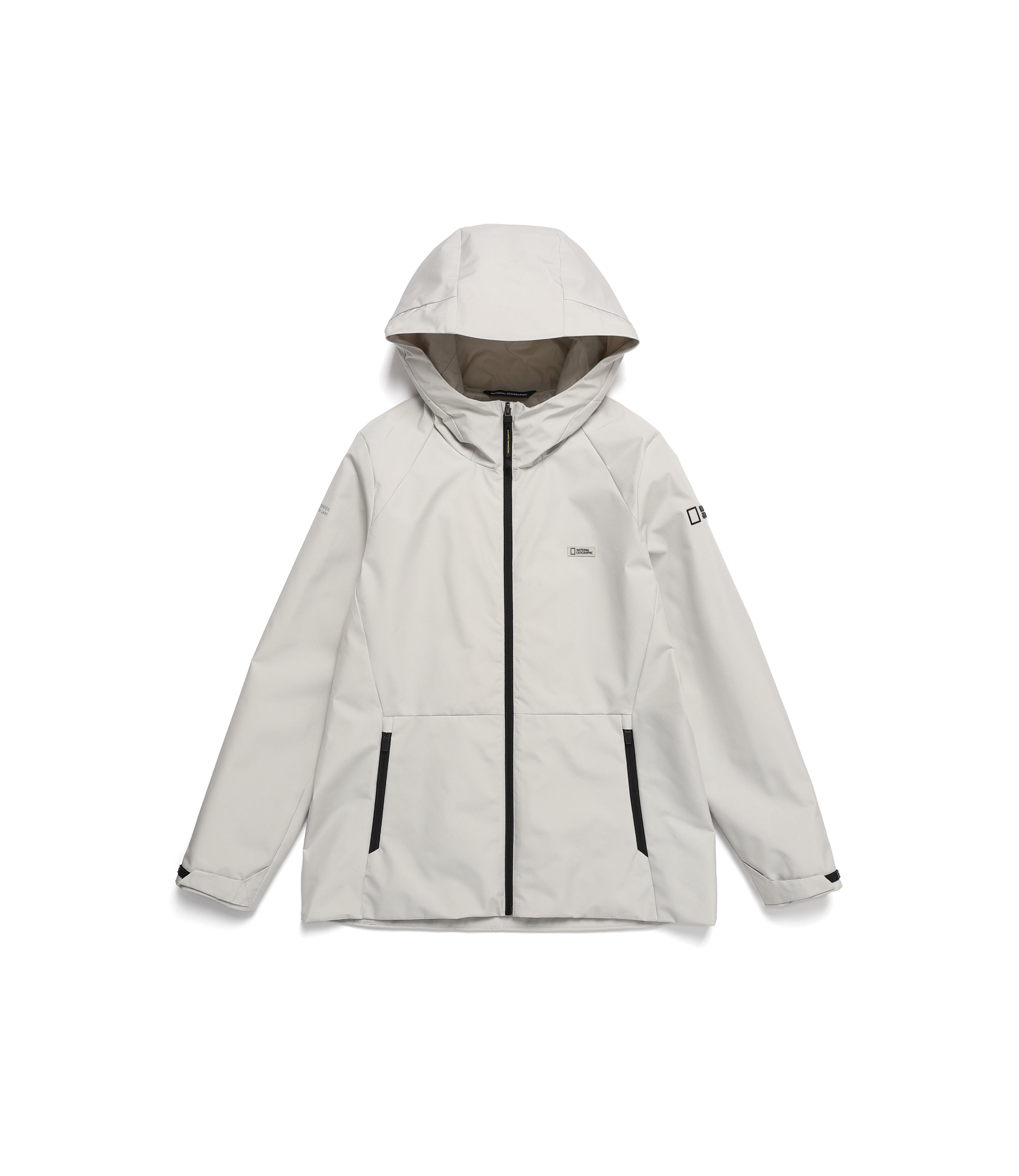 Women's Wind Stopper By Gore-Tex Labs 2L Hooded Jacket<br>BEIGE