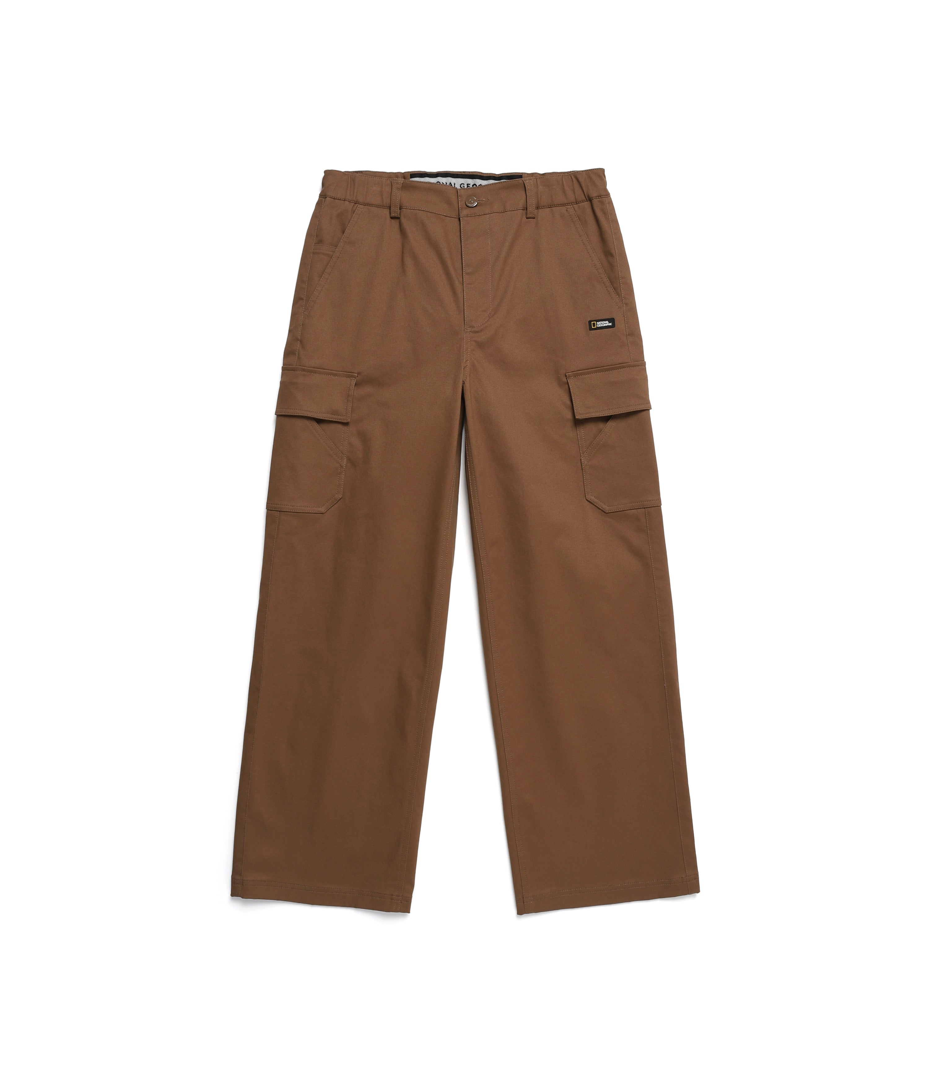 Women's Cargo Wide Pants<br>TAN