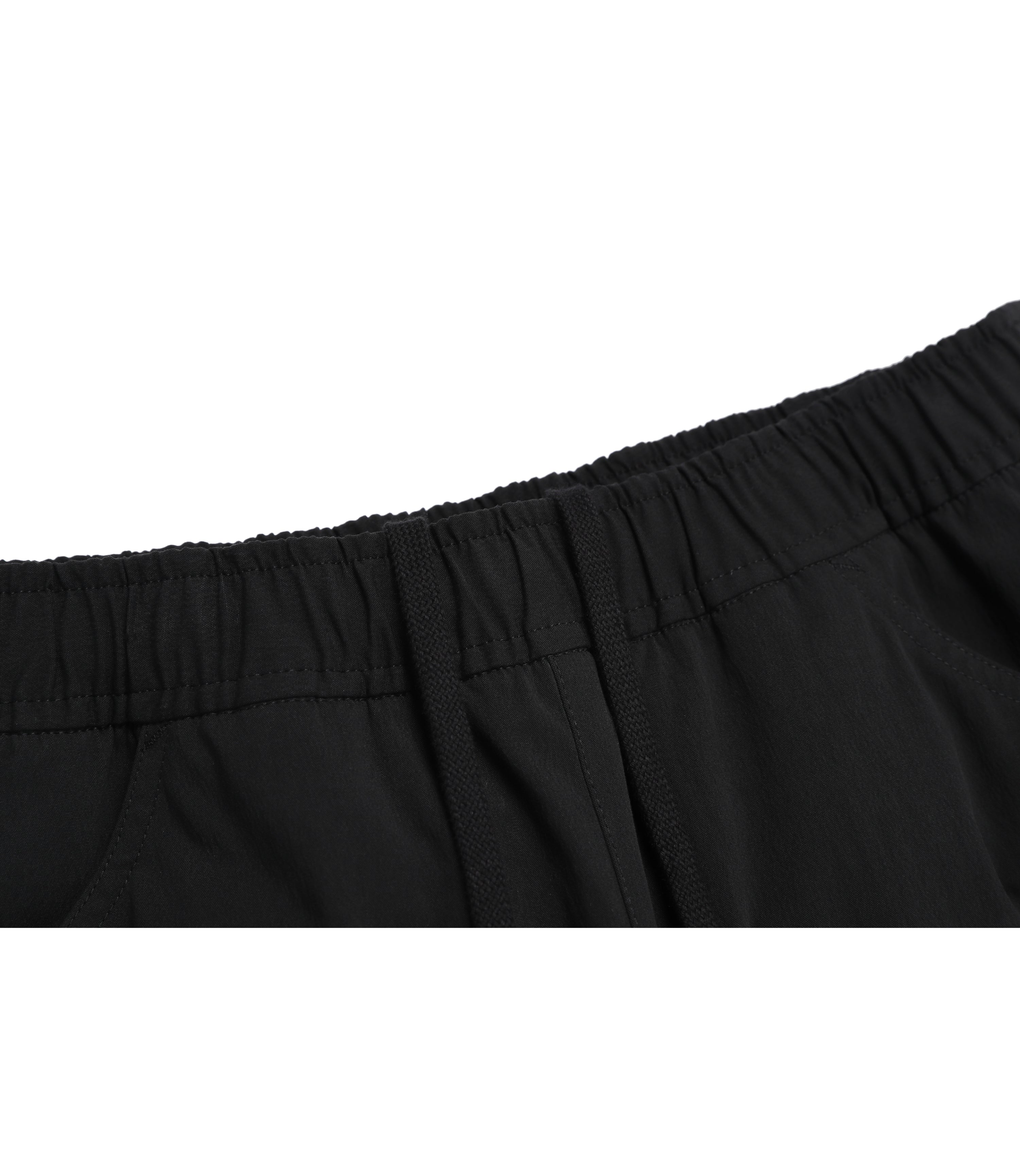 Unisex Semi-Loose Straight Pants<br>BLACK