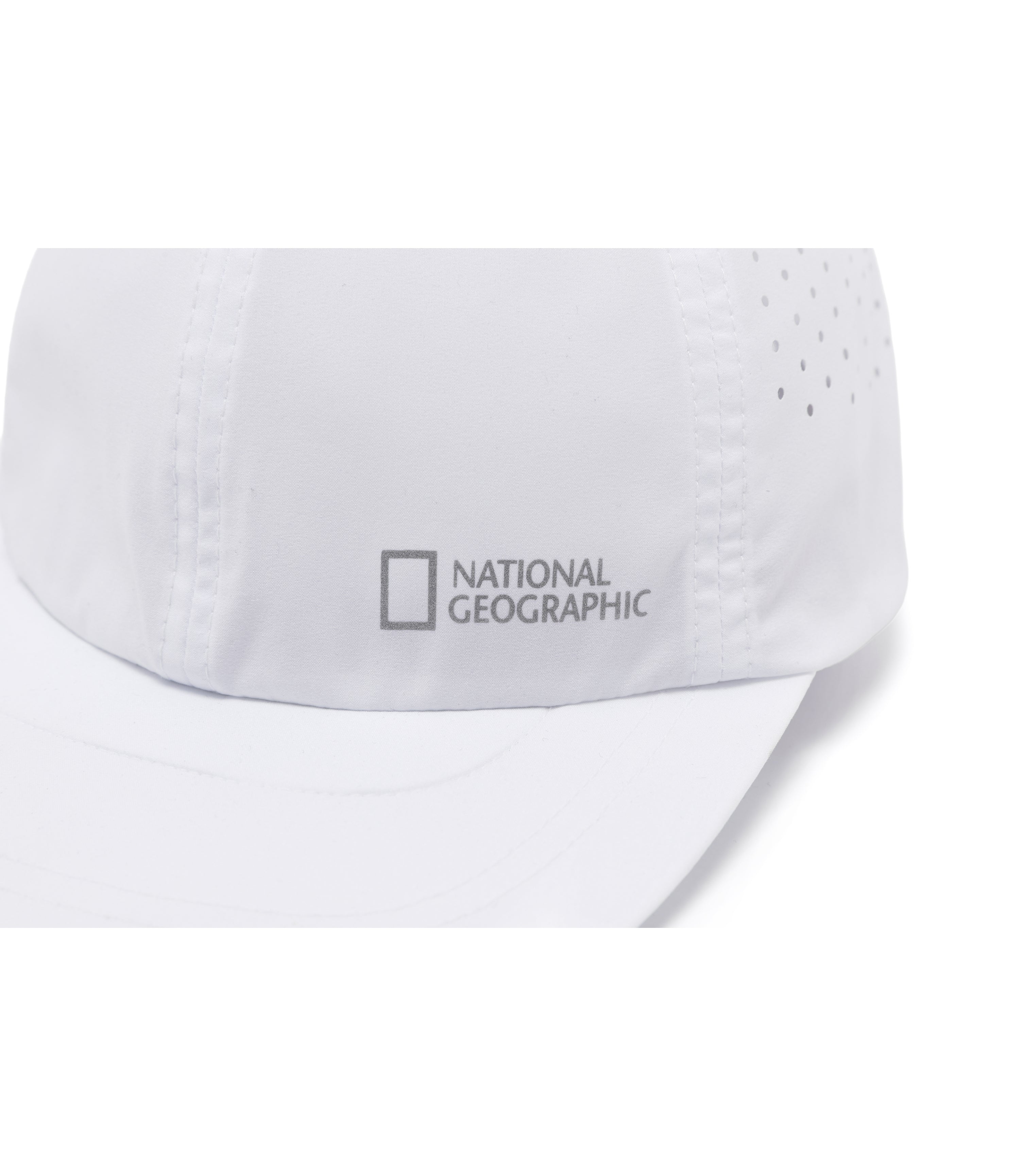 Perforated Stretch Cap<br>WHITE